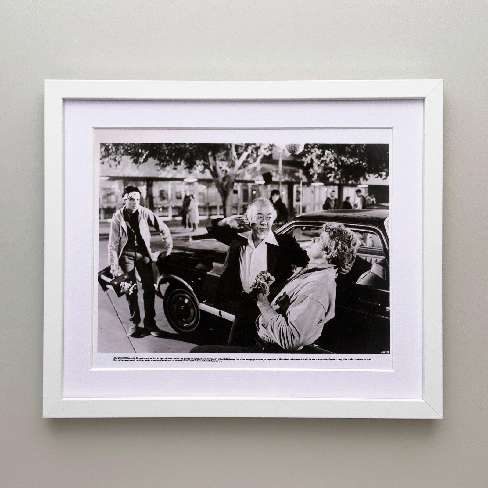Photo de presse originale encadrée, The Karate Kid, 1984 photo for sale