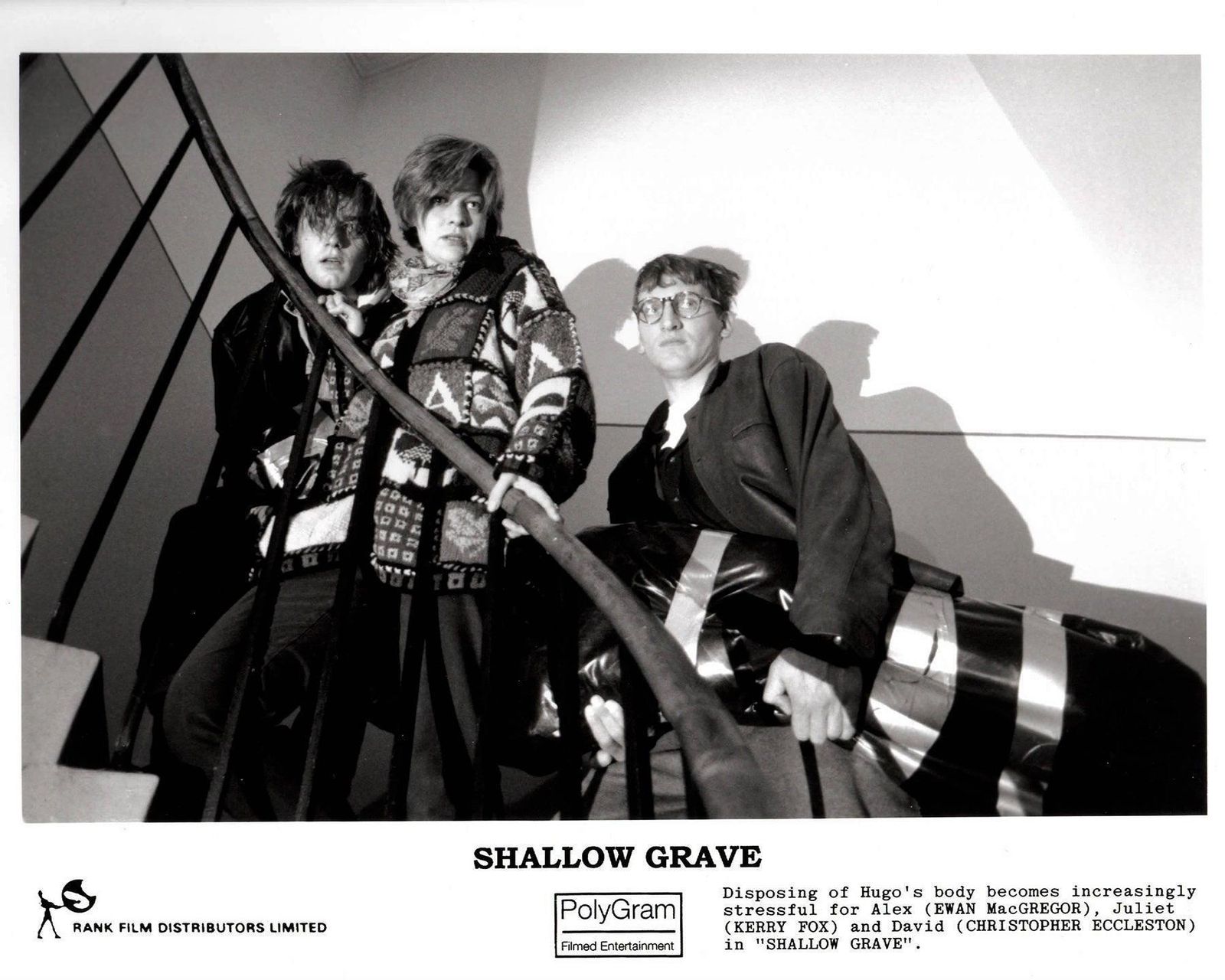 Shallow Grave 1994 Publiciteitsfilmfoto Ingelijst photo vinterior