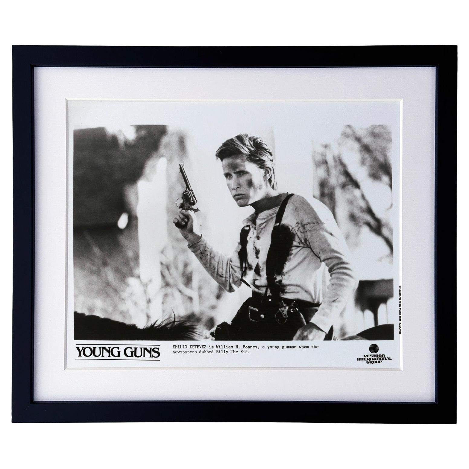 Photo de presse du film Young Guns (1988), encadrée
