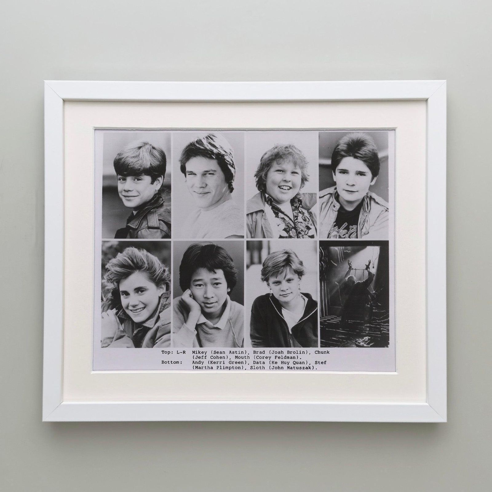 The Goonies 1985 Publiciteitsfoto Film Movie Press Still Ingelijst photo Kunst