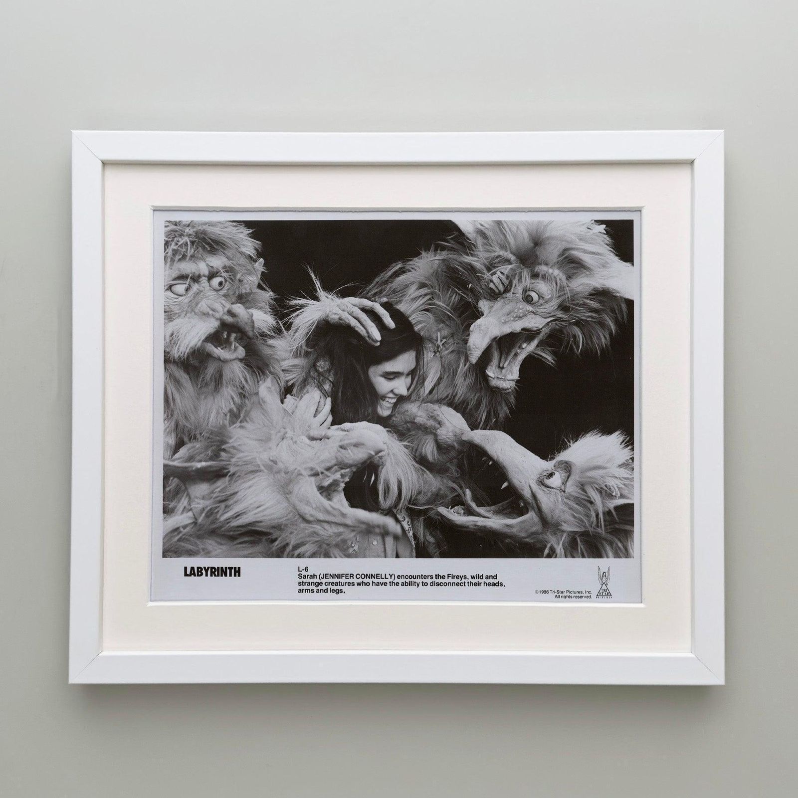 Labyrinth 1986 Publiciteitsfilm Movie Press Still, ingelijst photo Kunst