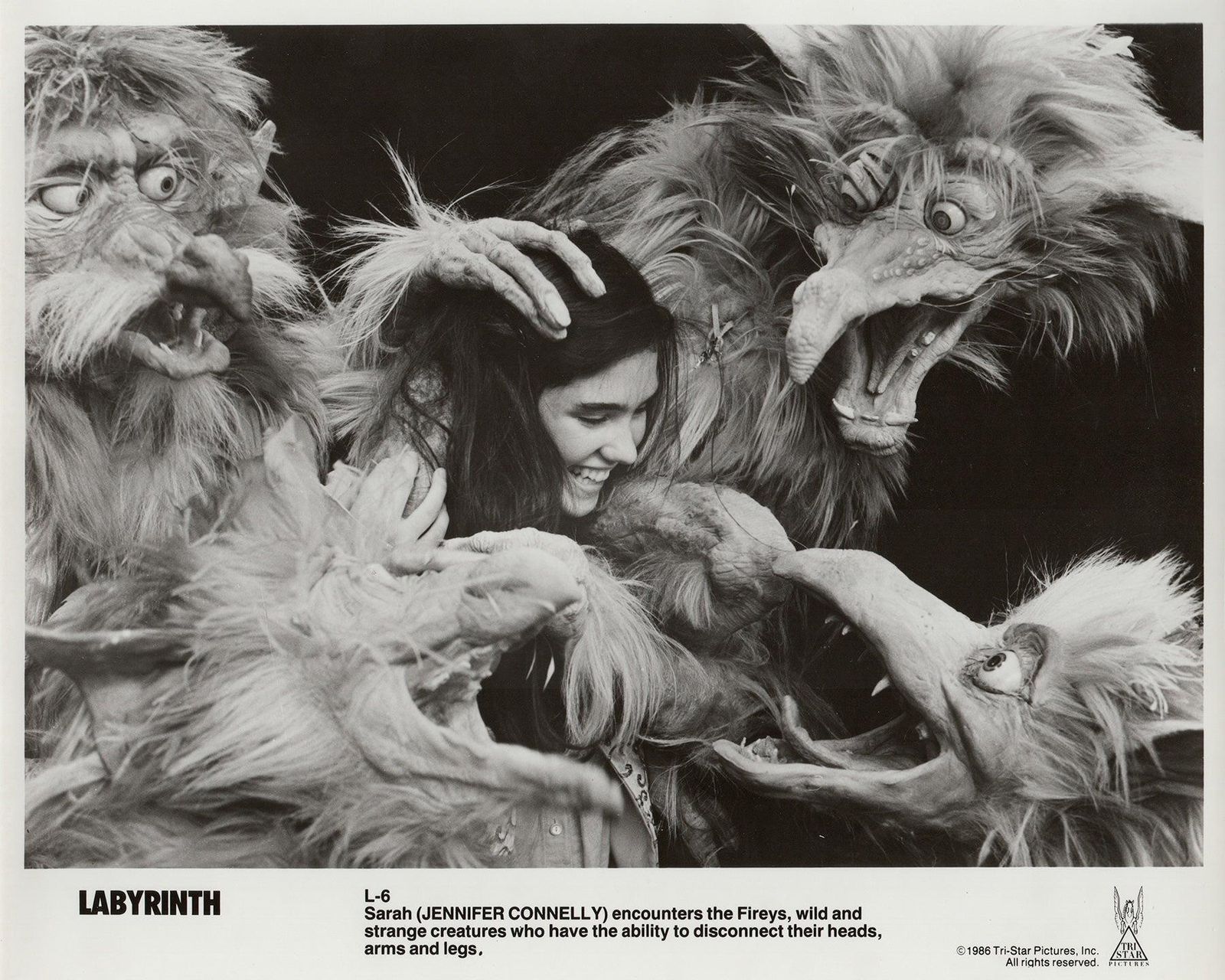 Labyrinth 1986 Publicity Film Movie Press Still Framed photo vinterior