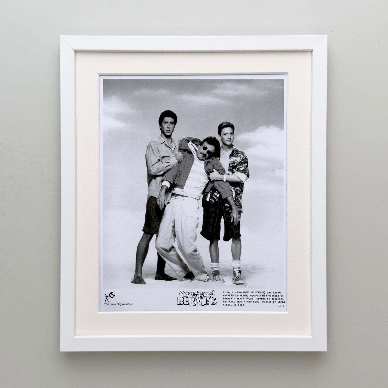 Photo de presse originale encadrée, Weekend at Bernie's, 1989 photo Art
