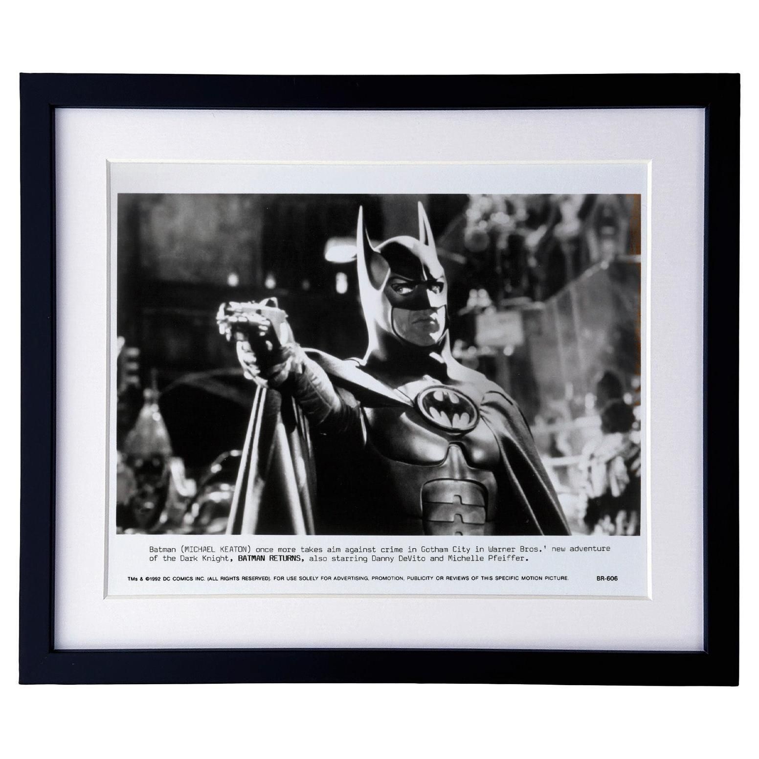 Photographie de presse du film Batman Returns, 1992, encadrée