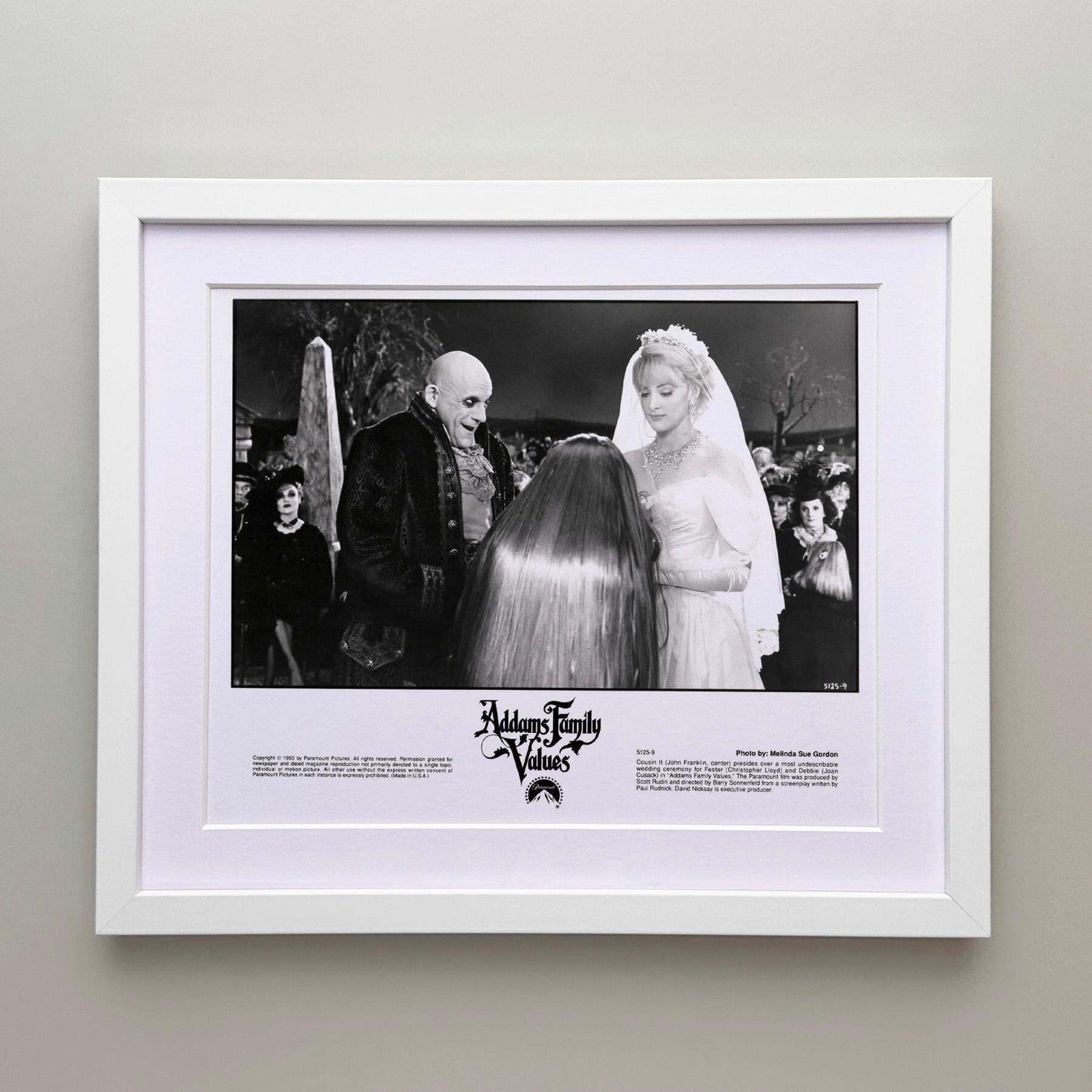 Photographie de presse Addams Family Values 1993, encadrée photo Art