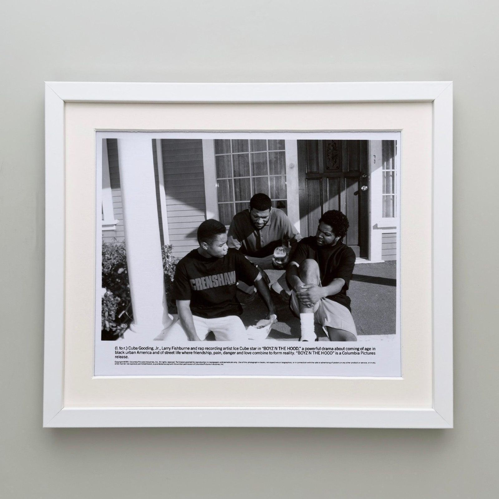 Photo de presse originale encadrée, Boyz N The Hood, 1991 photo Art