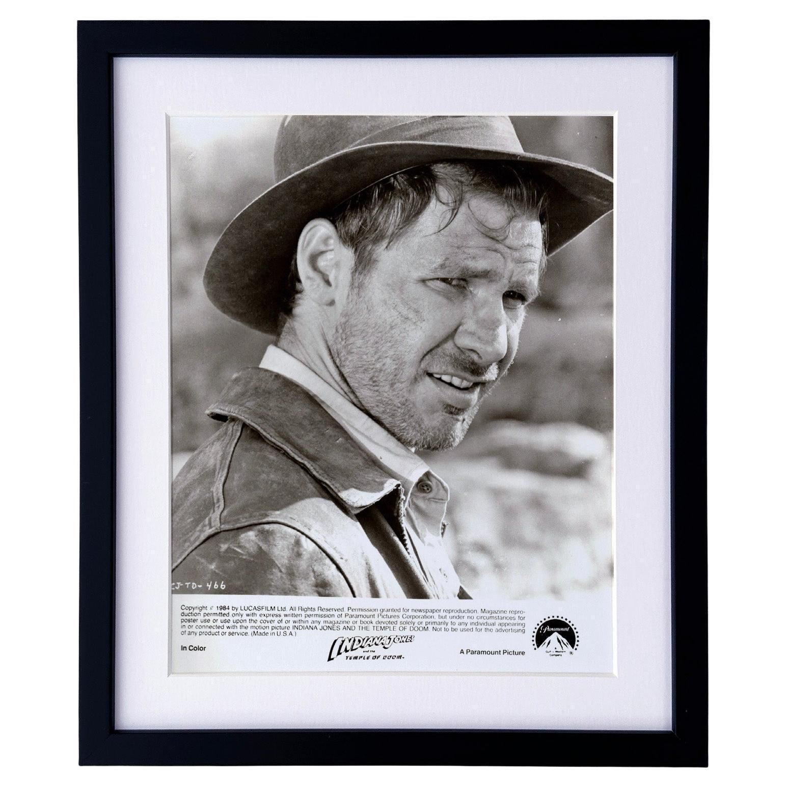 Photographie de presse originale encadrée, Indiana Jones and the Temple of Doom, 1984