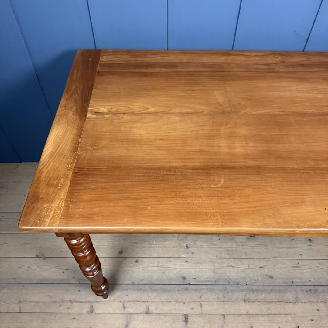 Antique Cherry Wood Dining Table From France photo 1524.0