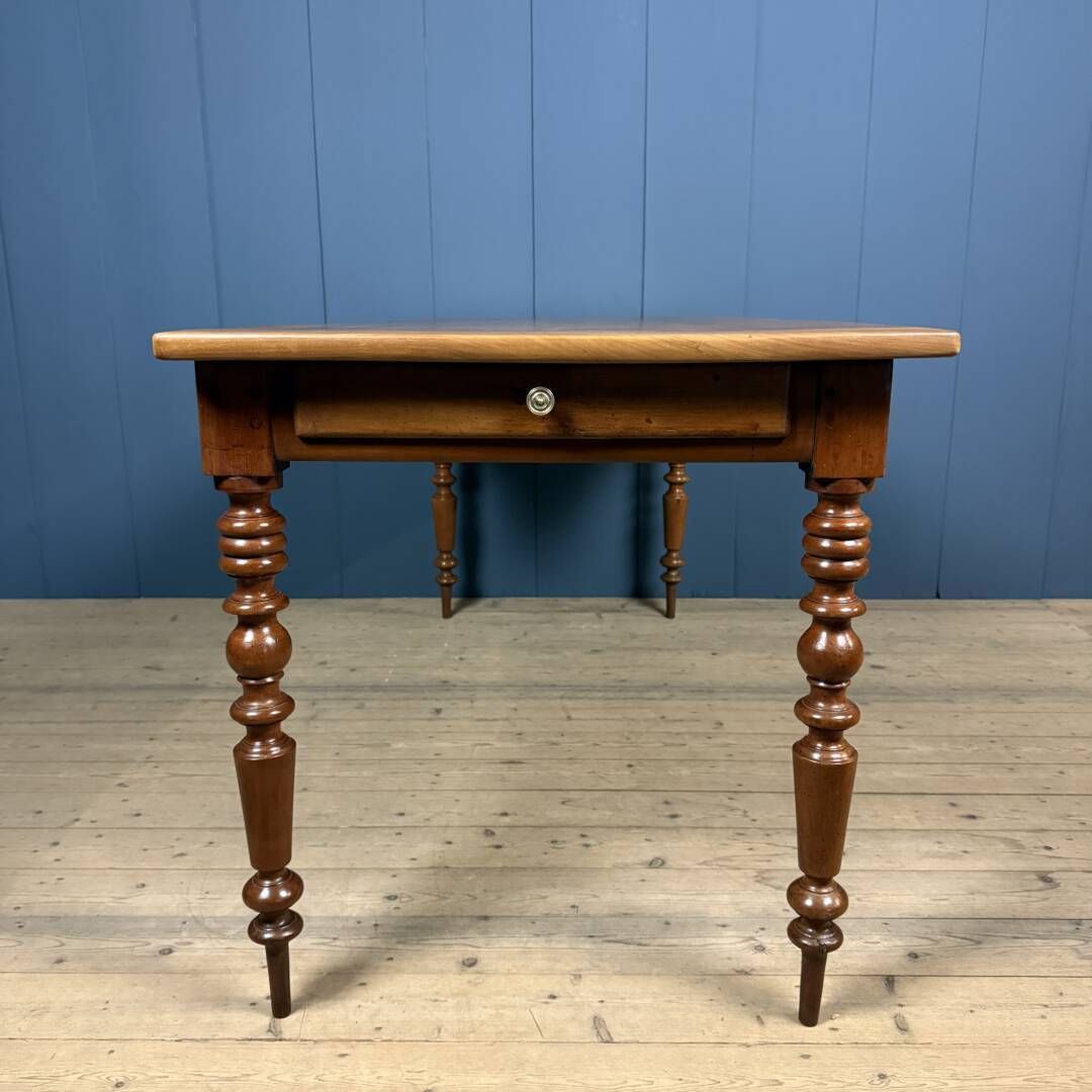 photo buy Antique Cherry Wood Dining Table From France