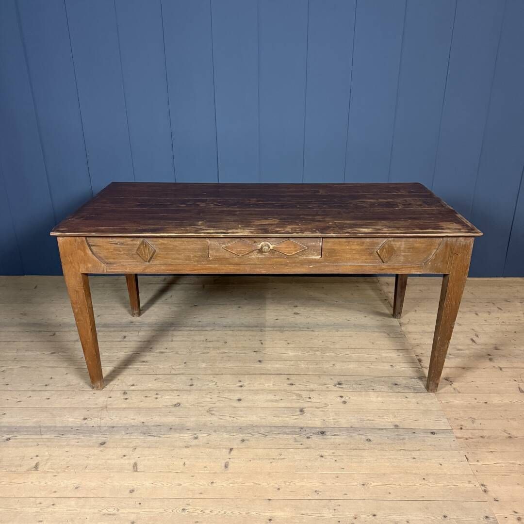 Gedecoreerde Houten Keukentafel