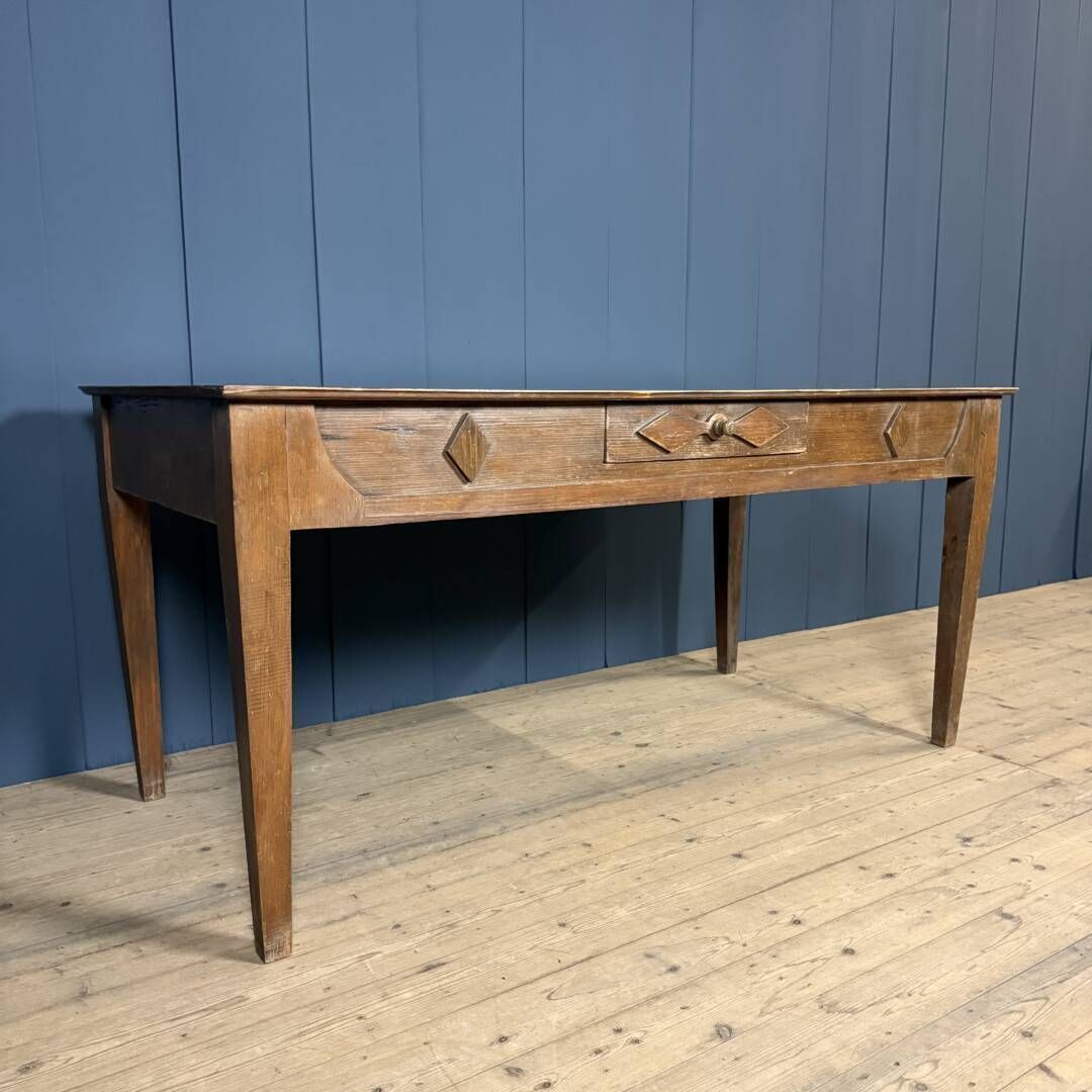 photo for sale Gedecoreerde Houten Keukentafel