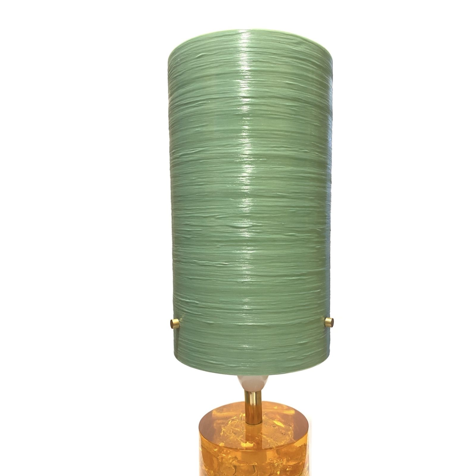 Royplast Spun Fibreglass Lamp Shade (9" X 5") In Mint Green, Lamp Or Ceiling Lampshade