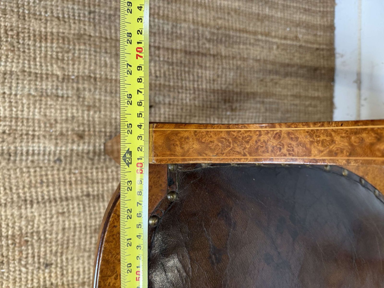 photo for sale Late 19th Century Burr Elm Desk Chair