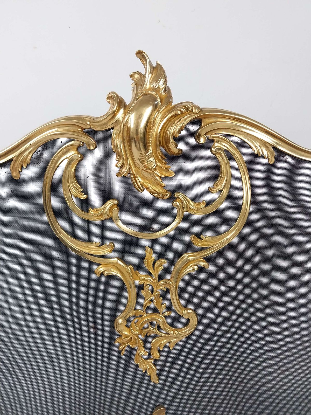 A Fine 19th Century French Gilt Bronze Fire Screen By Bouhon Frères photo buy