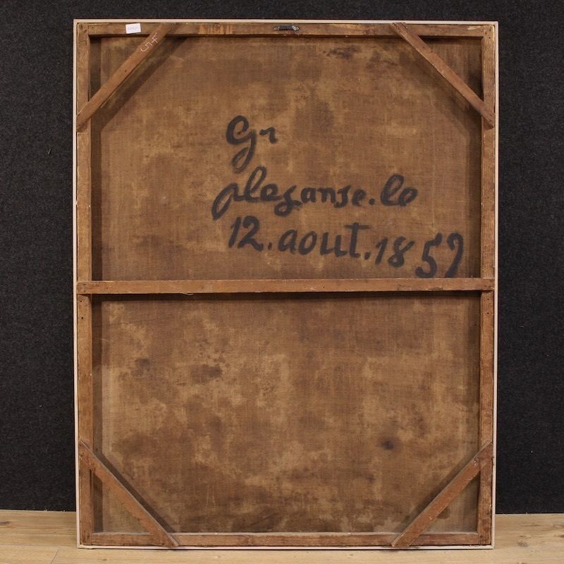 photo furniture Tableau italien du XVIIe siècle, philosophe dans son cabinet
