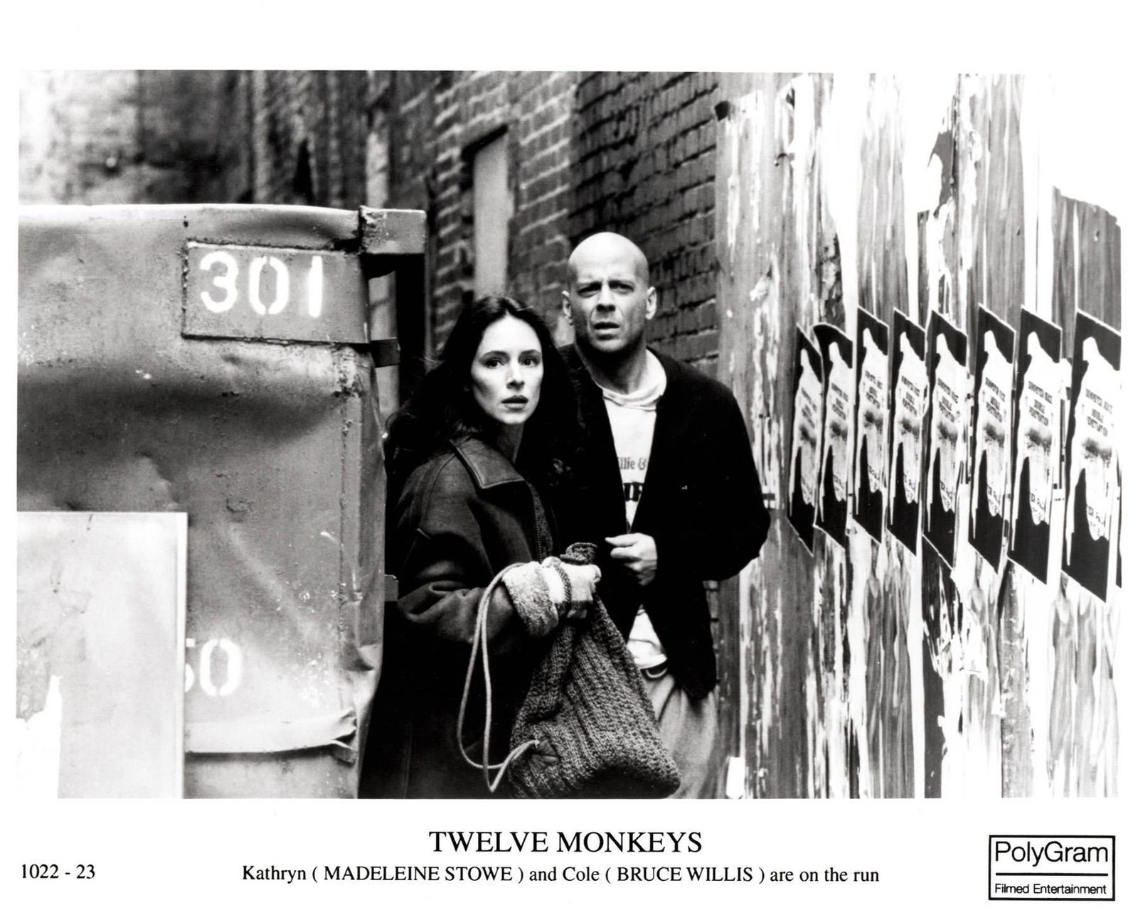 Photographie de presse encadrée, 12 Monkeys, 1995 photo vintage