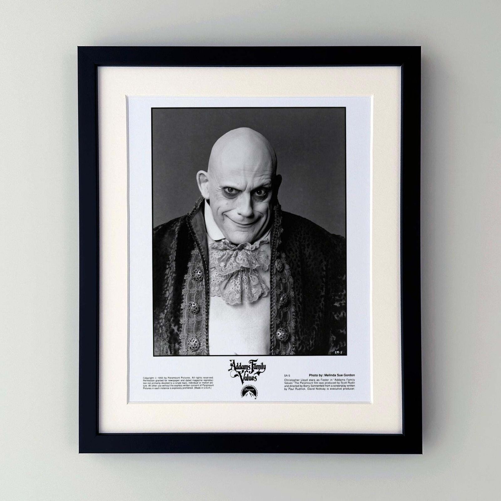 Addams Family Values 1993 Ingelijste Publiciteitsfoto Film photo furniture