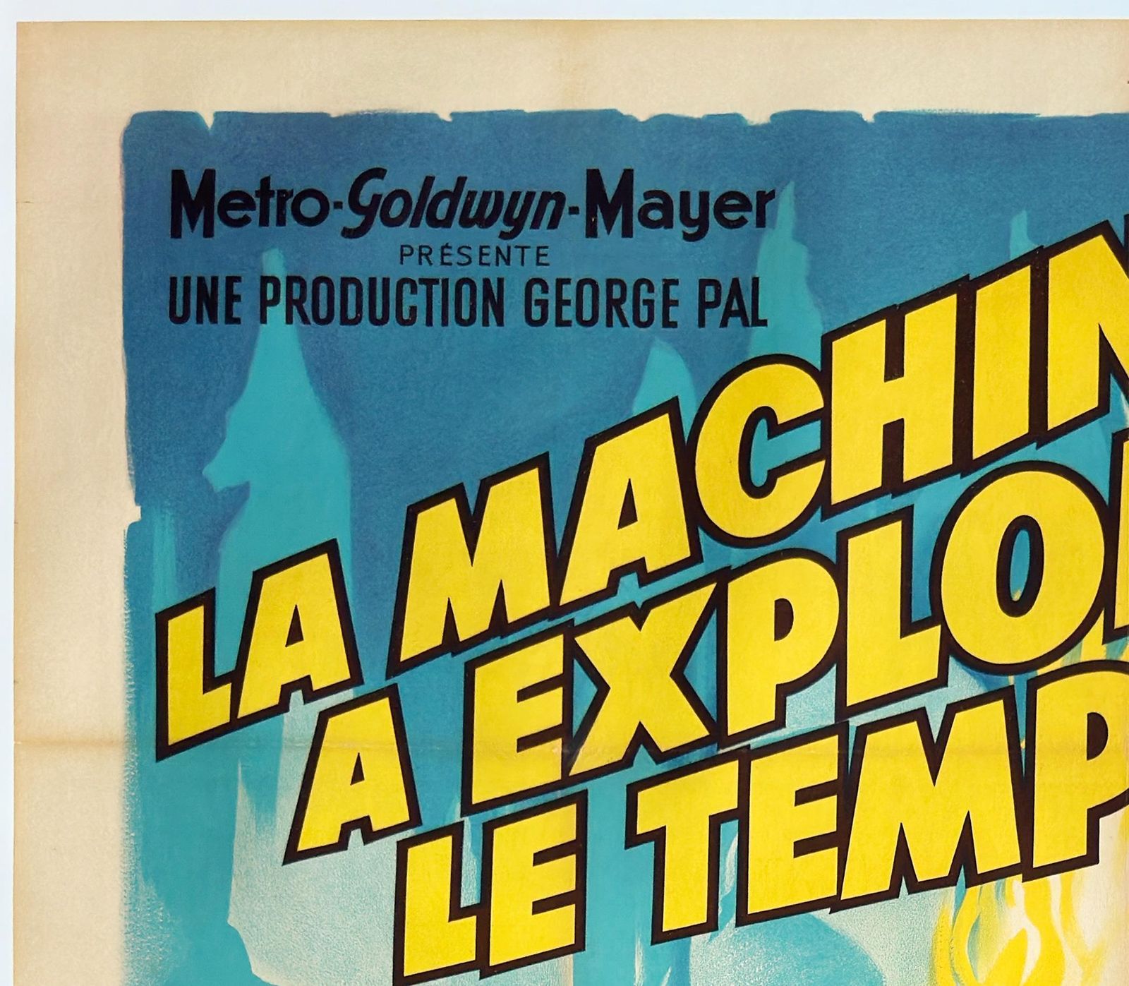 Affiche de cinéma française Grande format, The Time Machine, 1960, Roger Soubie photo for sale