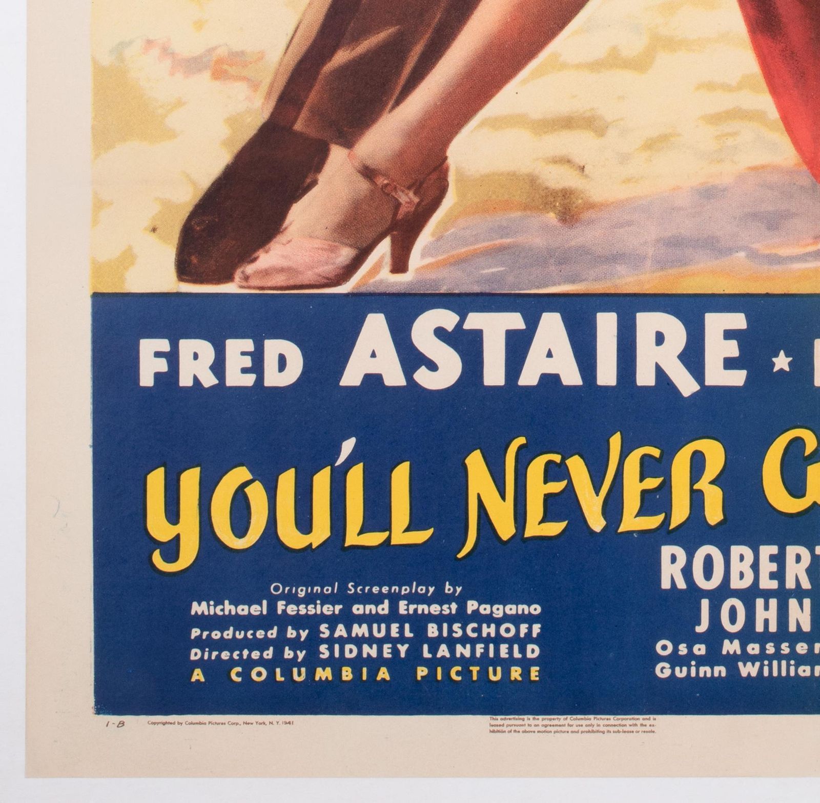 Affiche de film You'll Never Get Rich, 1941, US 1 Sheet, Astaire et Hayworth photo buy