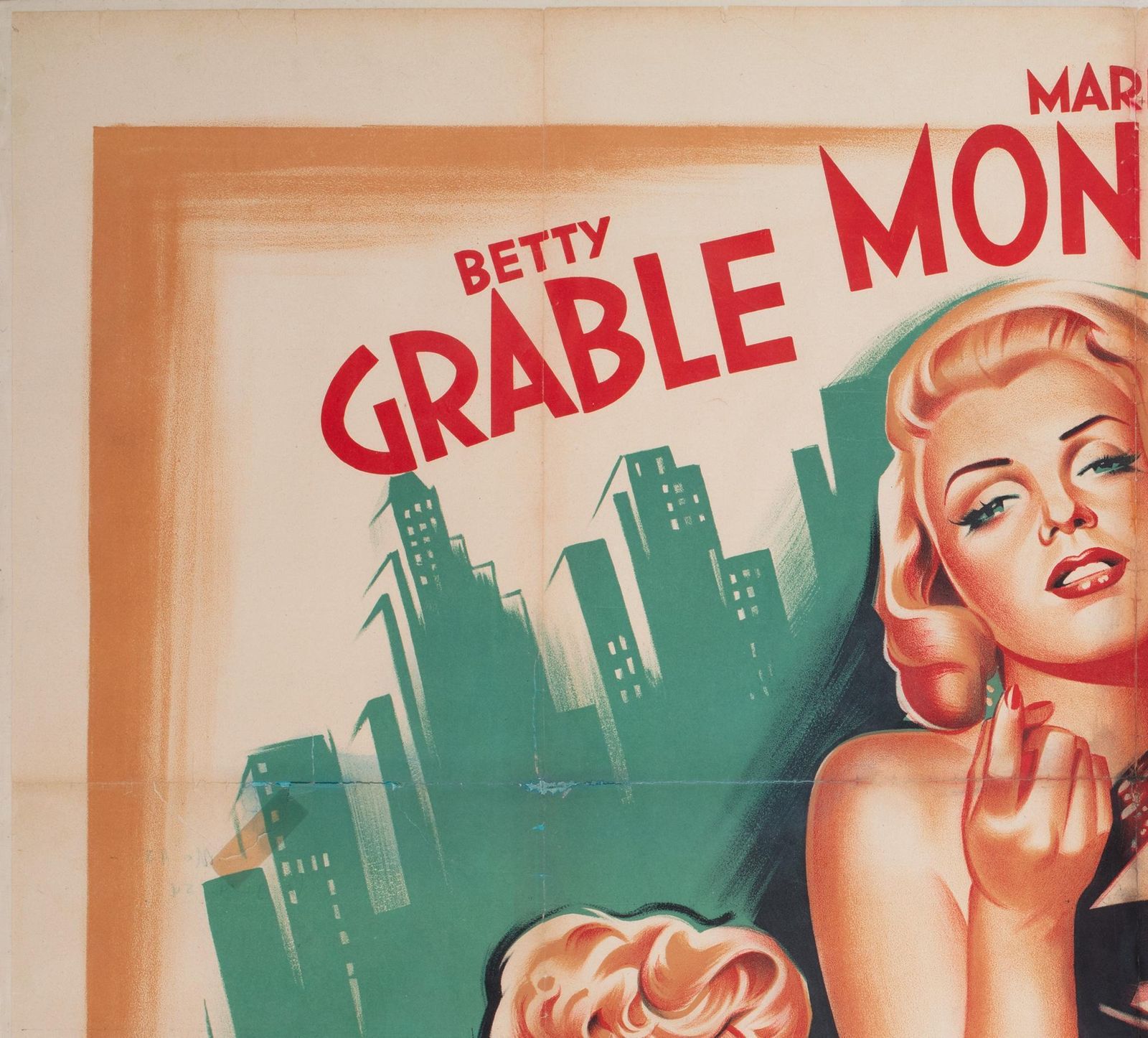 How To Marry A Millionnaire 1953 French Grande Film Poster, Boris Grinsson photo for sale