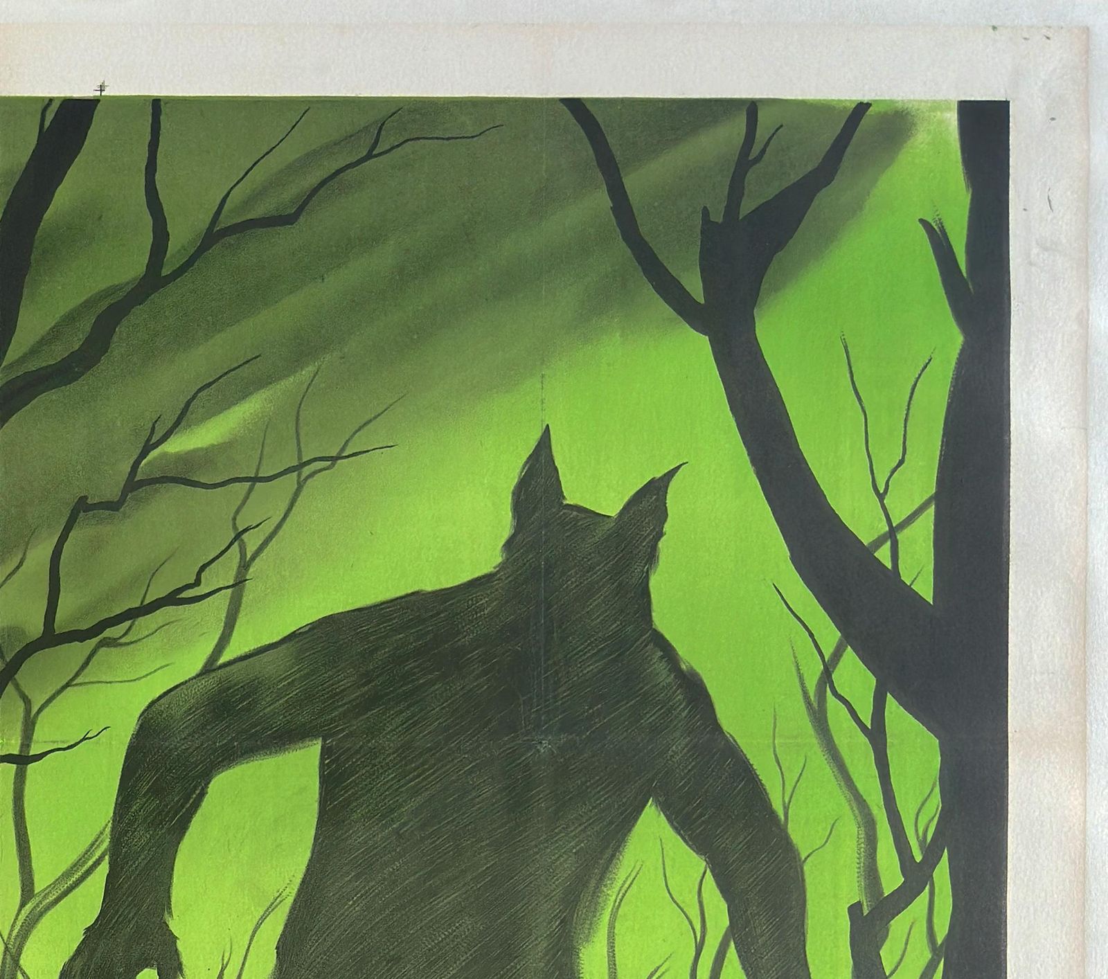 The Curse Of The Werewolf 1961 French Grande Film Poster, Guy Gerard Noel photo Art