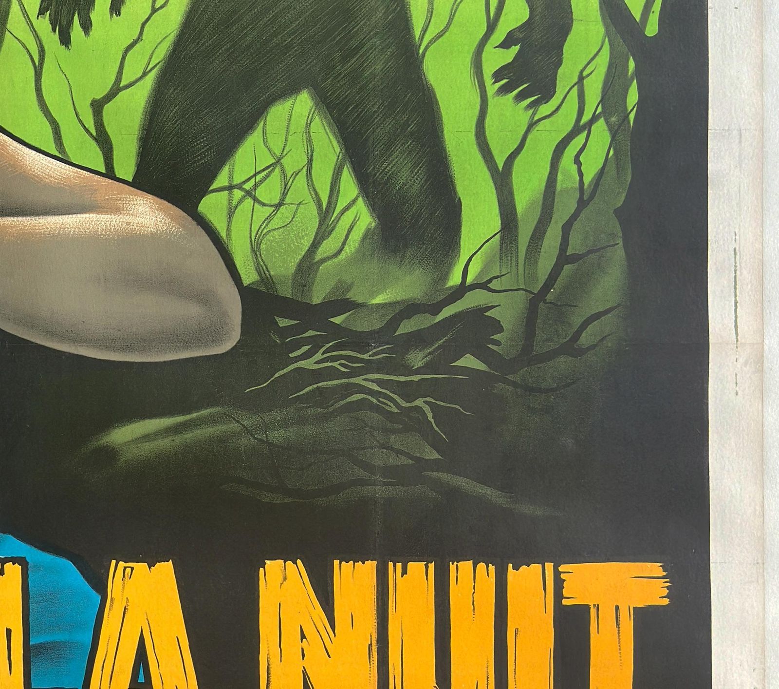 Affiche de cinéma française Grande, The Curse Of The Werewolf, 1961, par Guy Gerard Noel photo vinterior