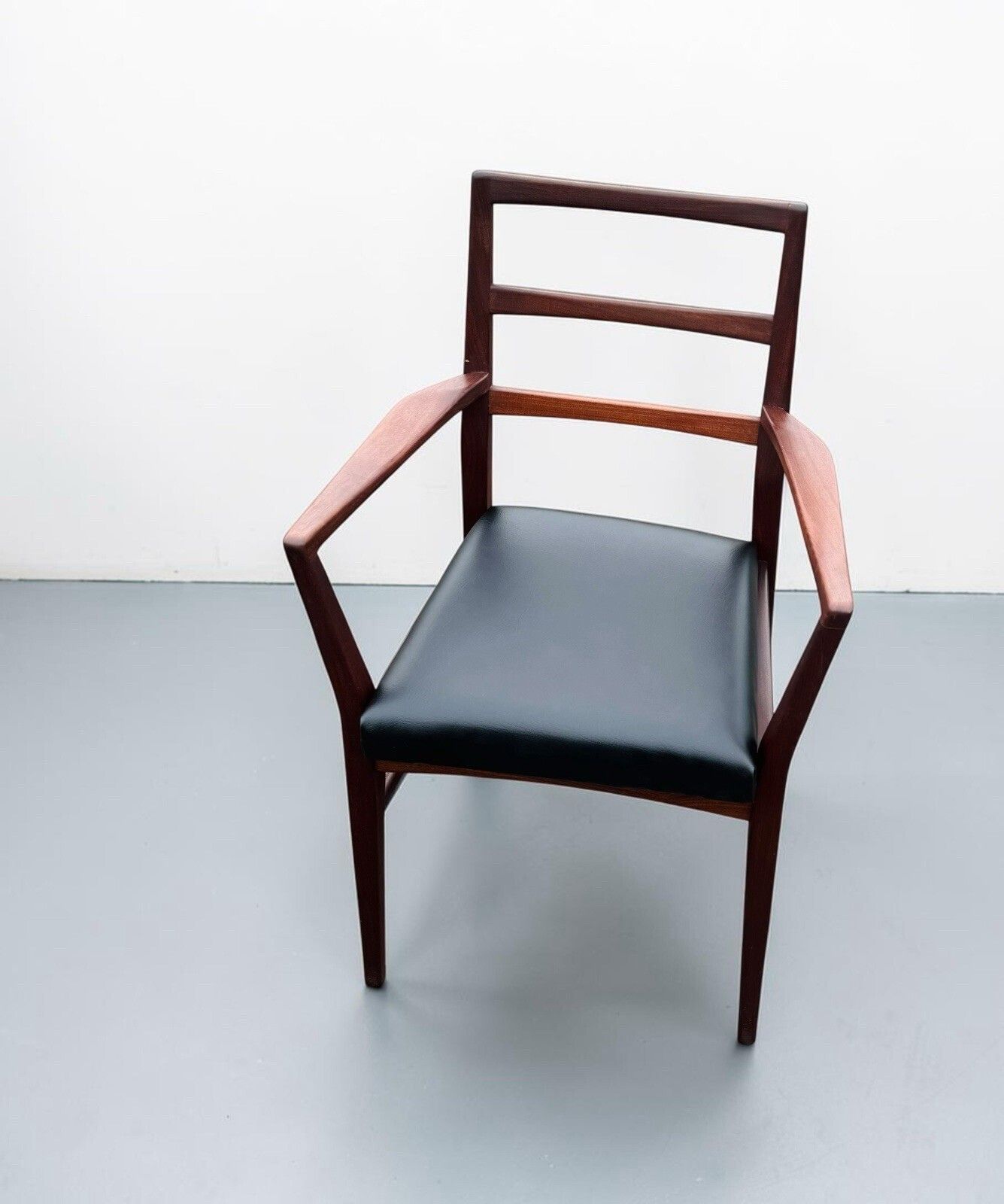 photo for sale Set Of Six Richard Hornby For Heals Solid Afromosia Dining Chairs Retro C1960s