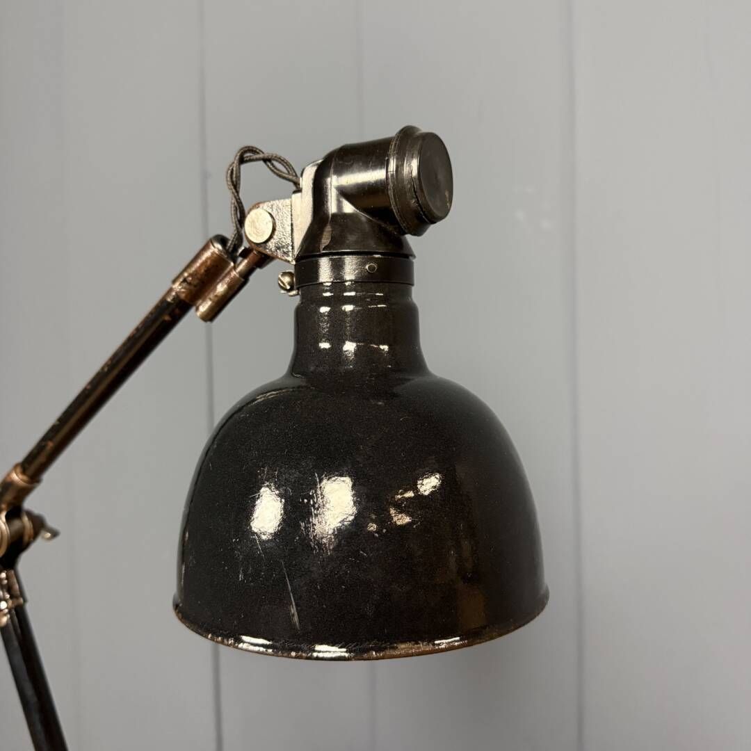 Zwarte Rademacher Tafellamp Met Emaille Kap photo buy