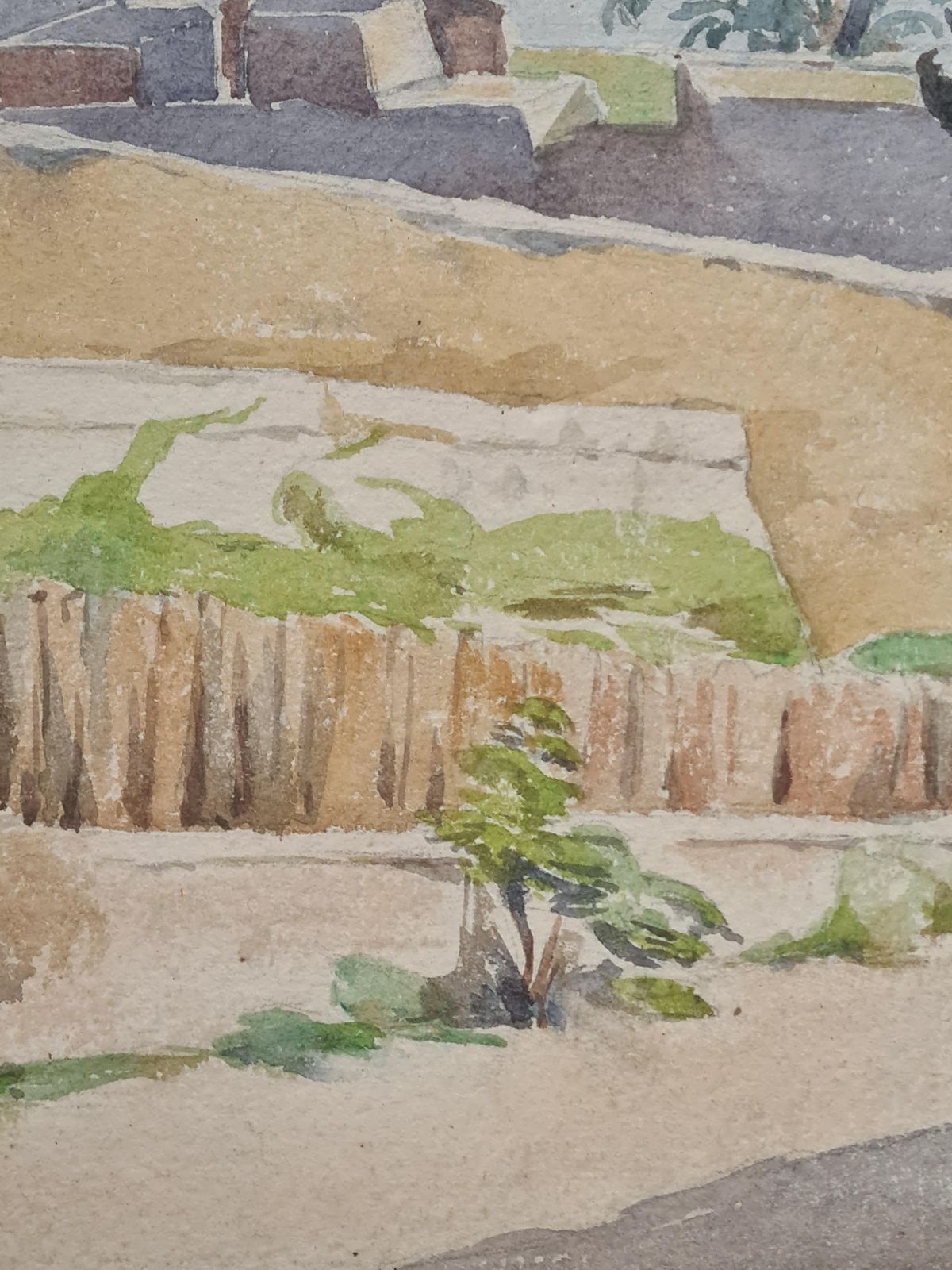 Mid 20th Century Orientalist Watercolour Painting, Signed And Framed By M T Guerin photo 557.0