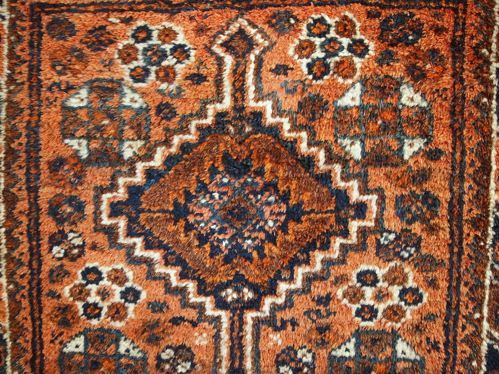 Bagface tribal d'époque, fait main - 81 × 85 cm - Moyen-Orient, vers 1900 photo furniture