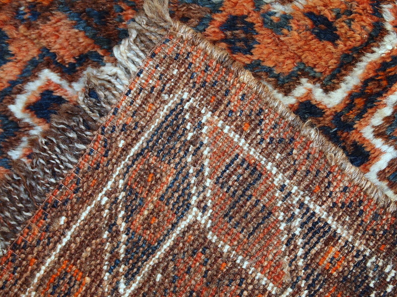 photo vinterior Bagface tribal d'époque, fait main - 81 × 85 cm - Moyen-Orient, vers 1900