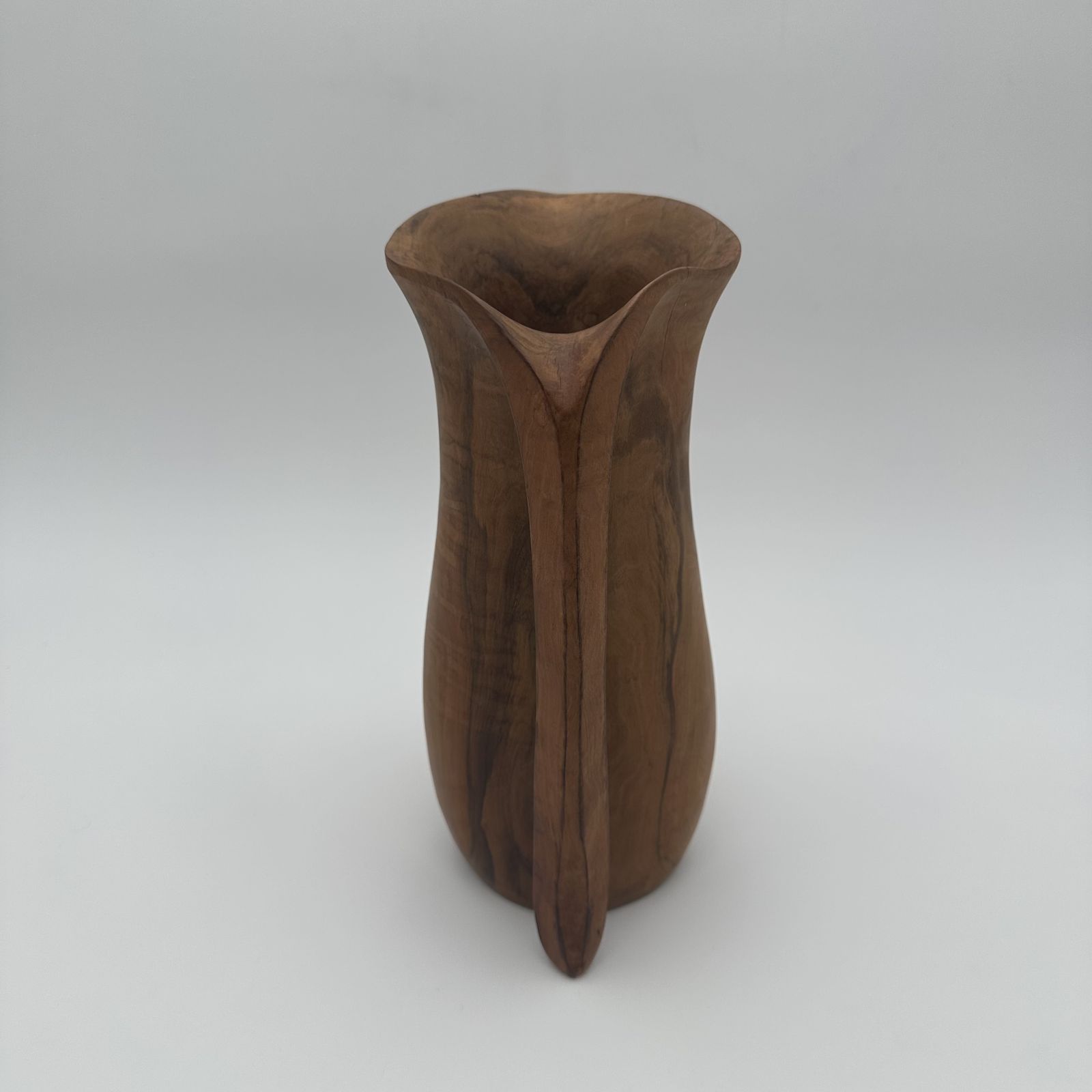 Sculptural Wooden Pitcher, In The Style Of Alexandre Noll – French Work, 1950s photo for sale