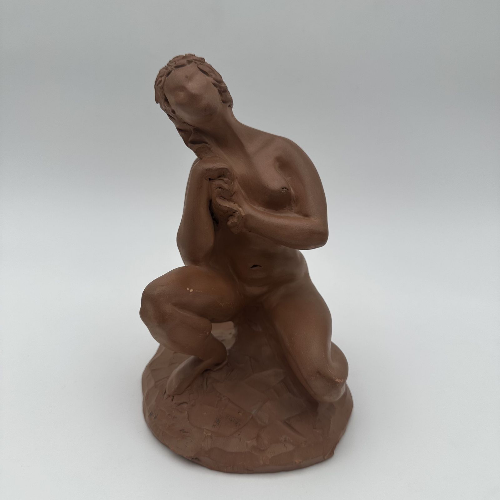 Terracotta Statue Of A Nude Woman – Signed N. Hottot, 20th Century photo buy