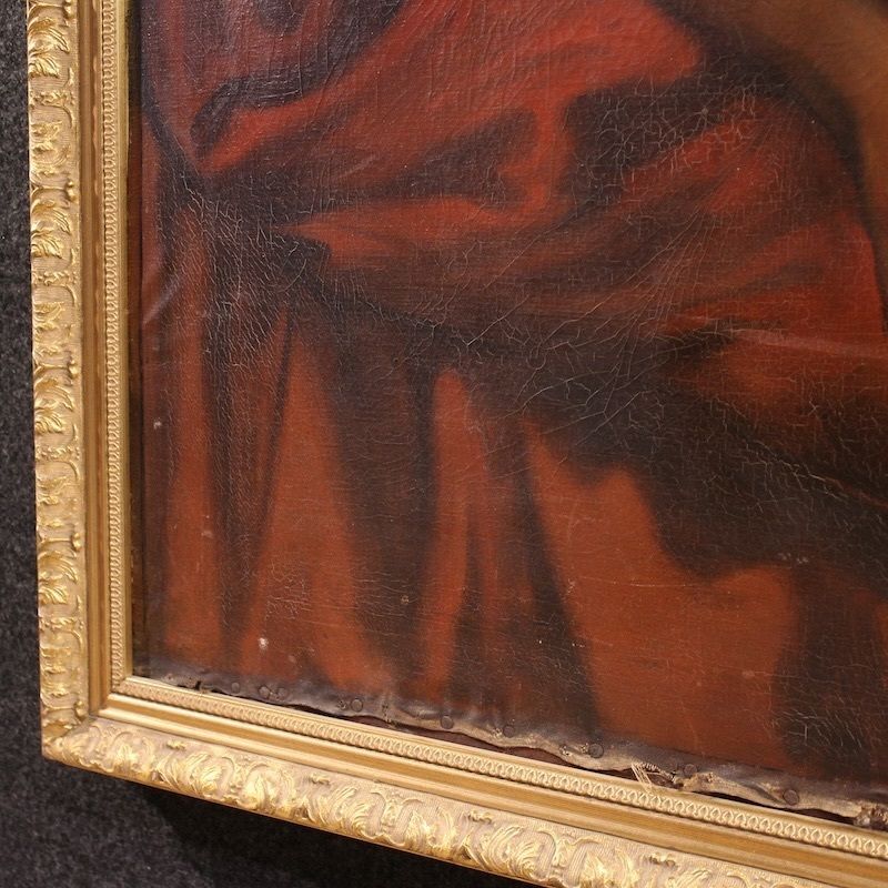 Art Tableau flamand du XIXe siècle, Le Christ pardonnant aux pécheurs repentants photo