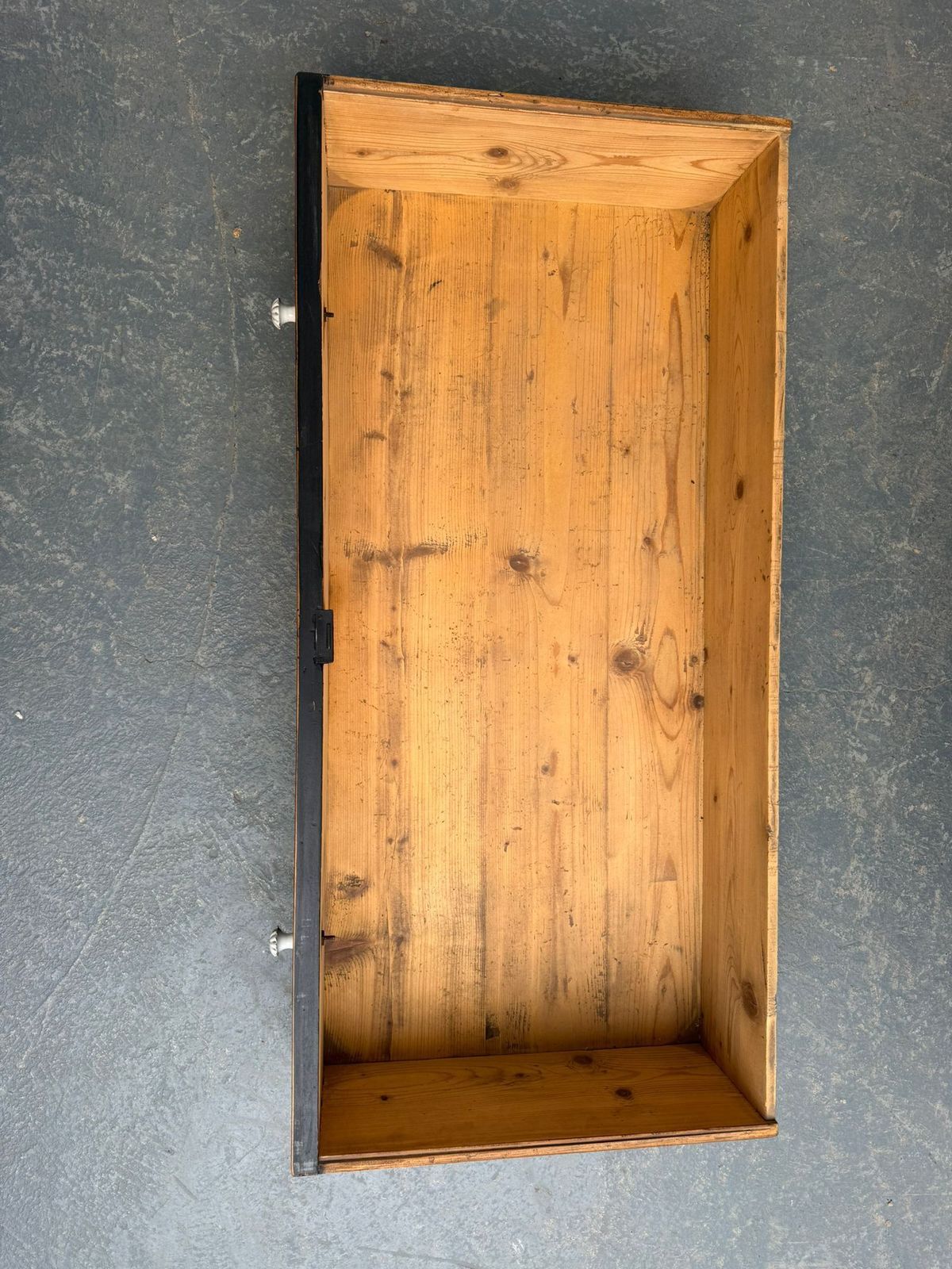 photo buy A Mint Clean Pine Hungarian Victorian Painted Black Chest Of Drawers