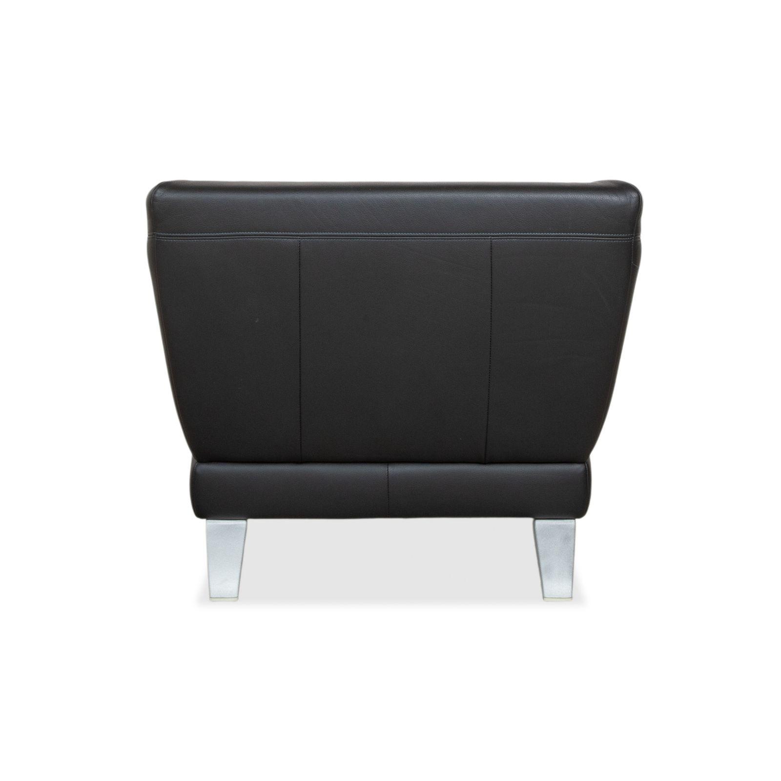 photo furniture Rolf Benz 2300 Leather Armchair Black Metal Legs