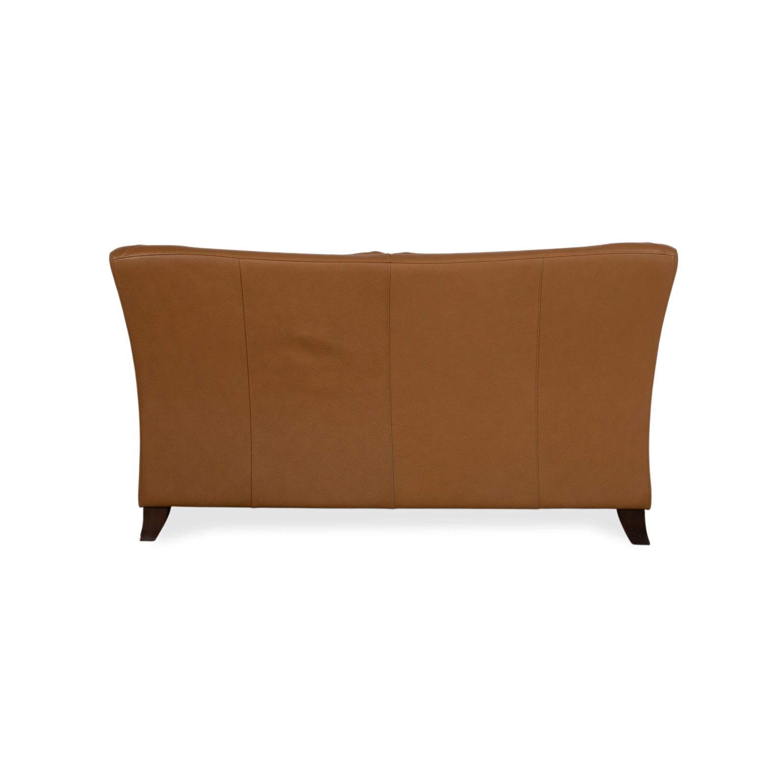 photo for sale Natuzzi Leather Two Seater Brown Cognac Sofa