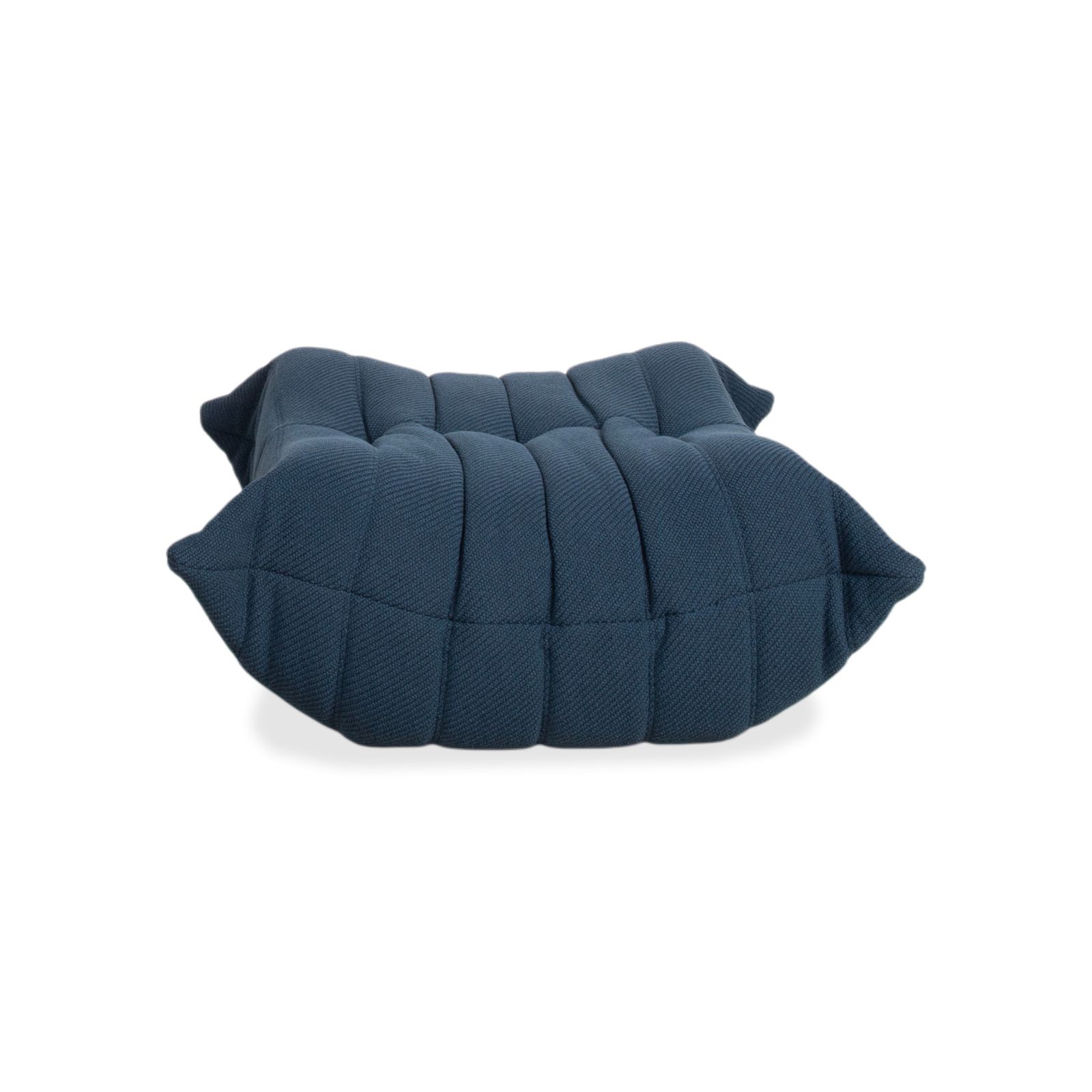 photo furniture Tabouret Ligne Roset Togo, tissu bleu pétrole
