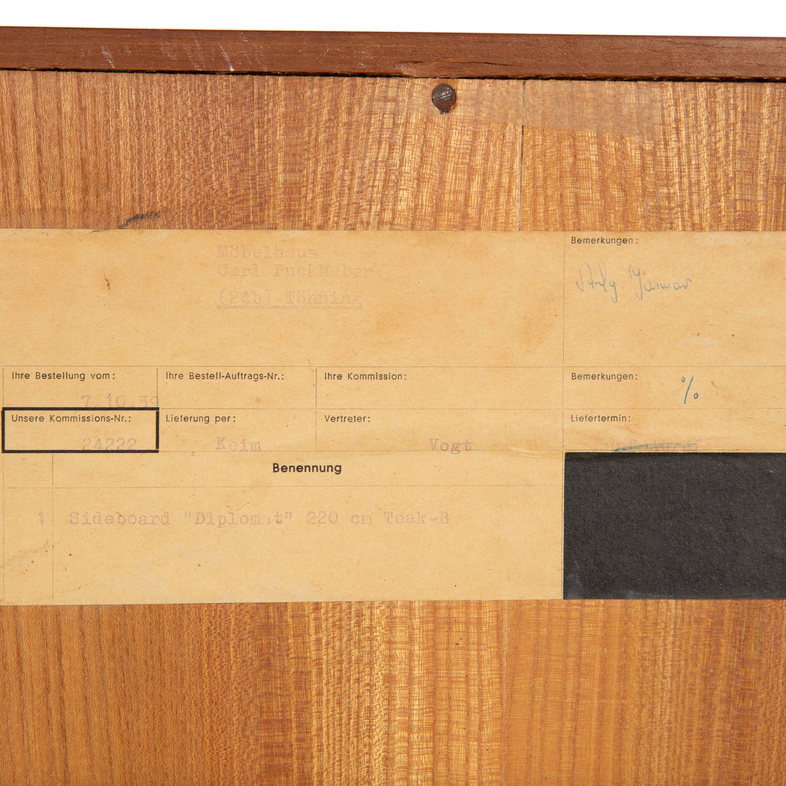 photo for sale Midcentury Wooden Sideboard, Brown Highboard, Teak, Vkw Furniture
