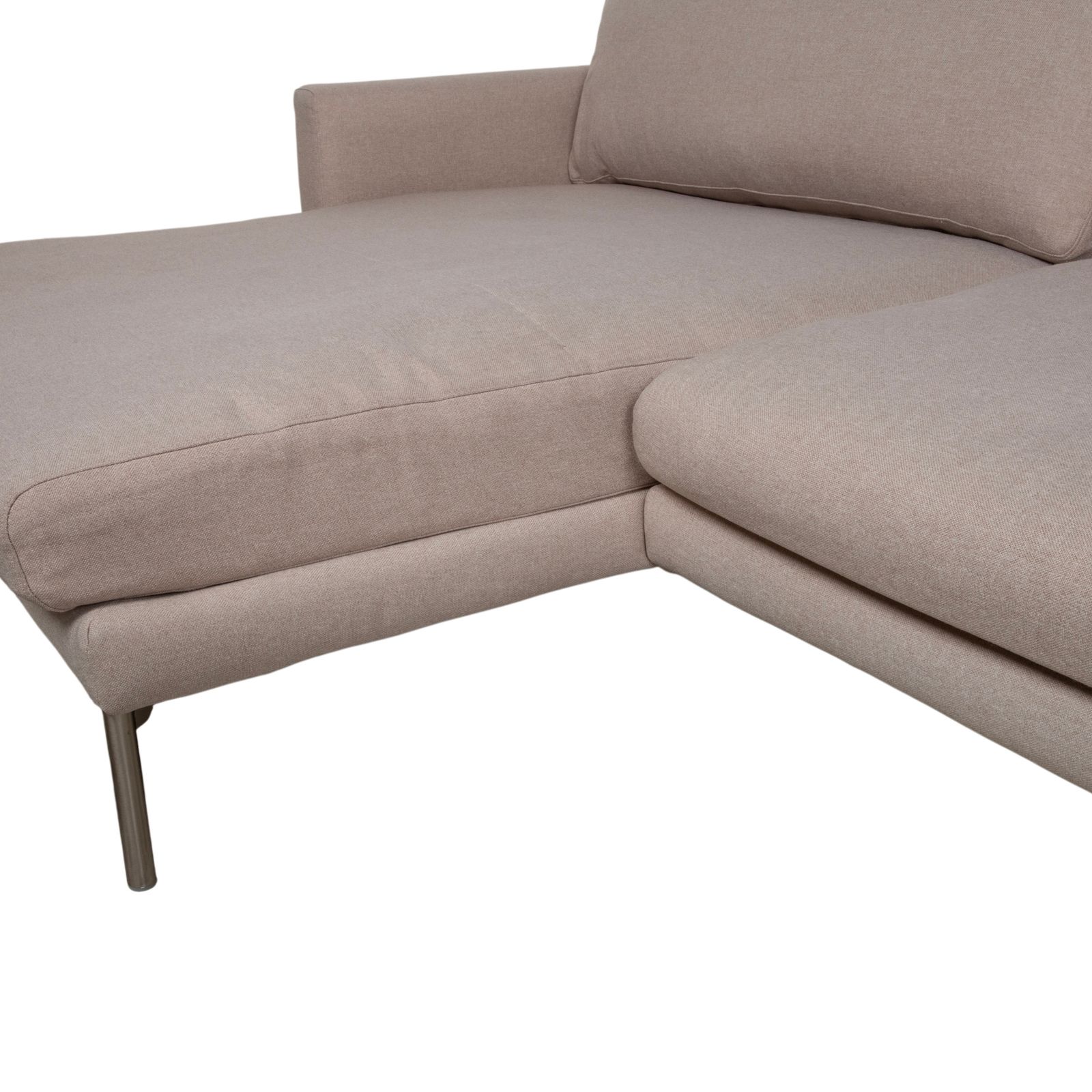 Canapé d'angle Bolia Veneda en tissu, crème beige photo Mobilier