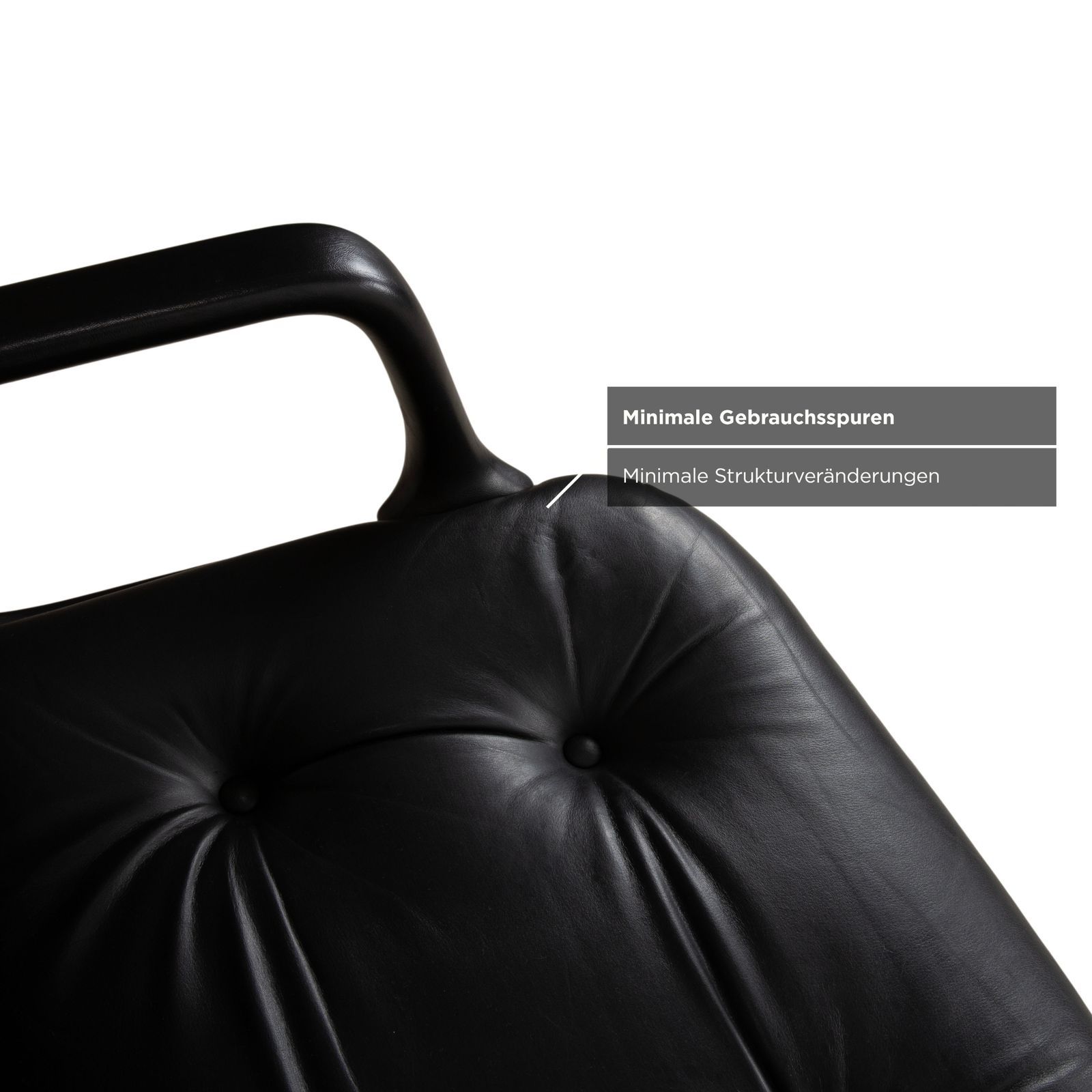 Fauteuil de direction Charles Pollock Comforto Knoll, années 1960, cuir noir véritable photo buy