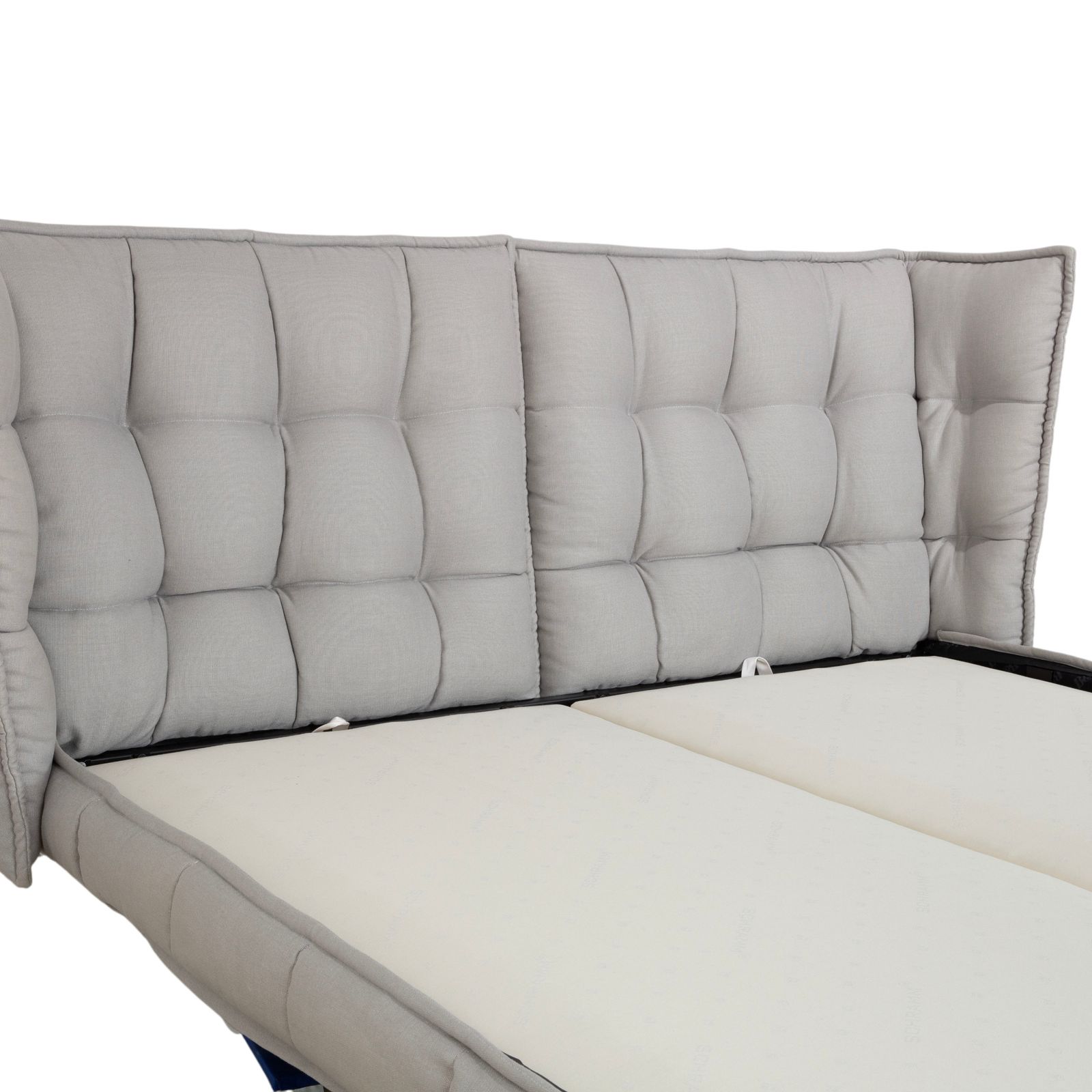 B&B Italia Husk Boxspring Bed Grey Beige Mattresses Schramm Divina 80 And Daybed Cover photo 10061.0