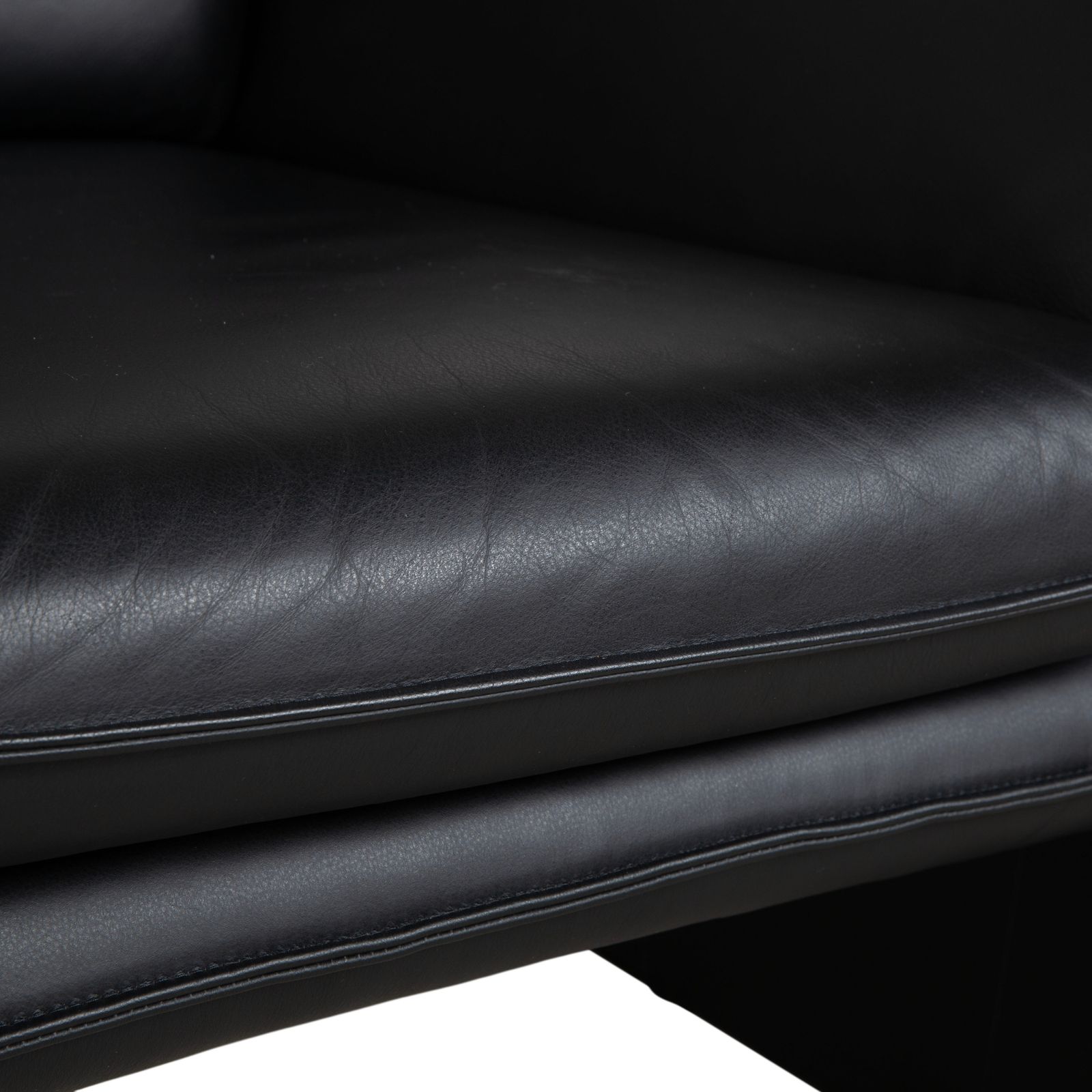 Fauteuil Lauuser Atlanta en cuir noir photo Mobilier