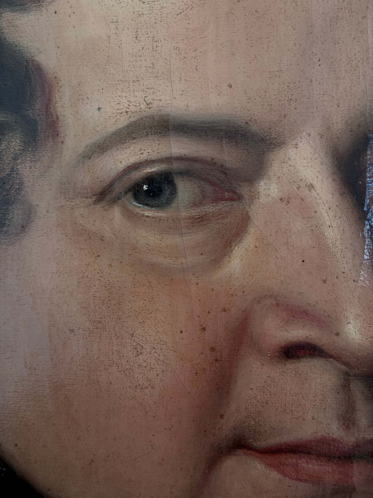 Antique Original Oil Painting Of A German Opera Tenor, Large 19th Century Portrait photo Art