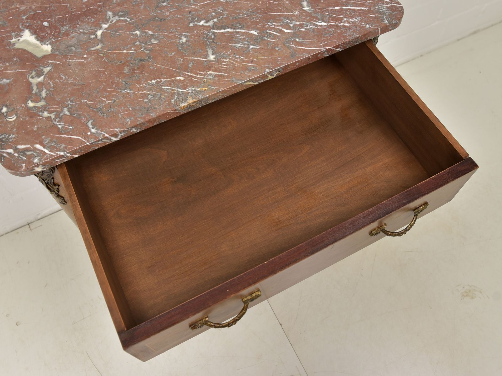 Antique! Small Restored Mahogany Chest Of Drawers, Narrow photo Furniture