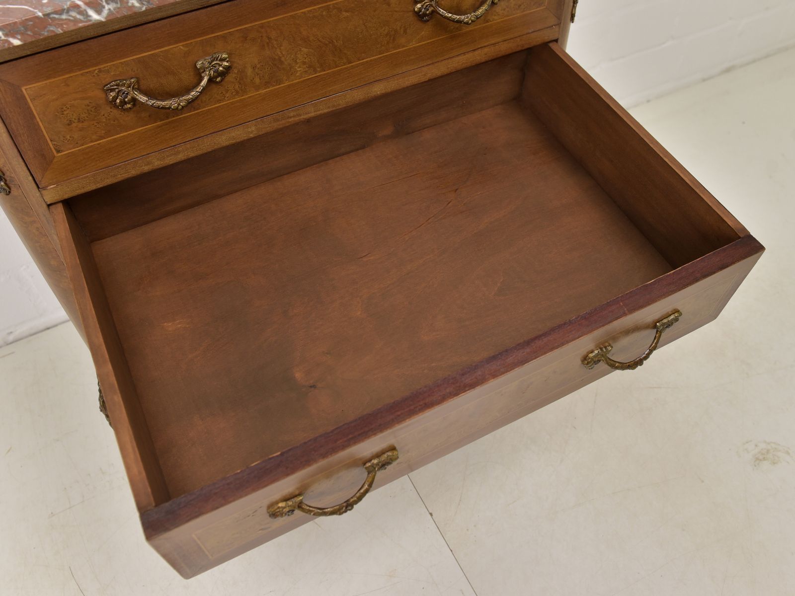 Antique! Small Restored Mahogany Chest Of Drawers, Narrow photo 815.0
