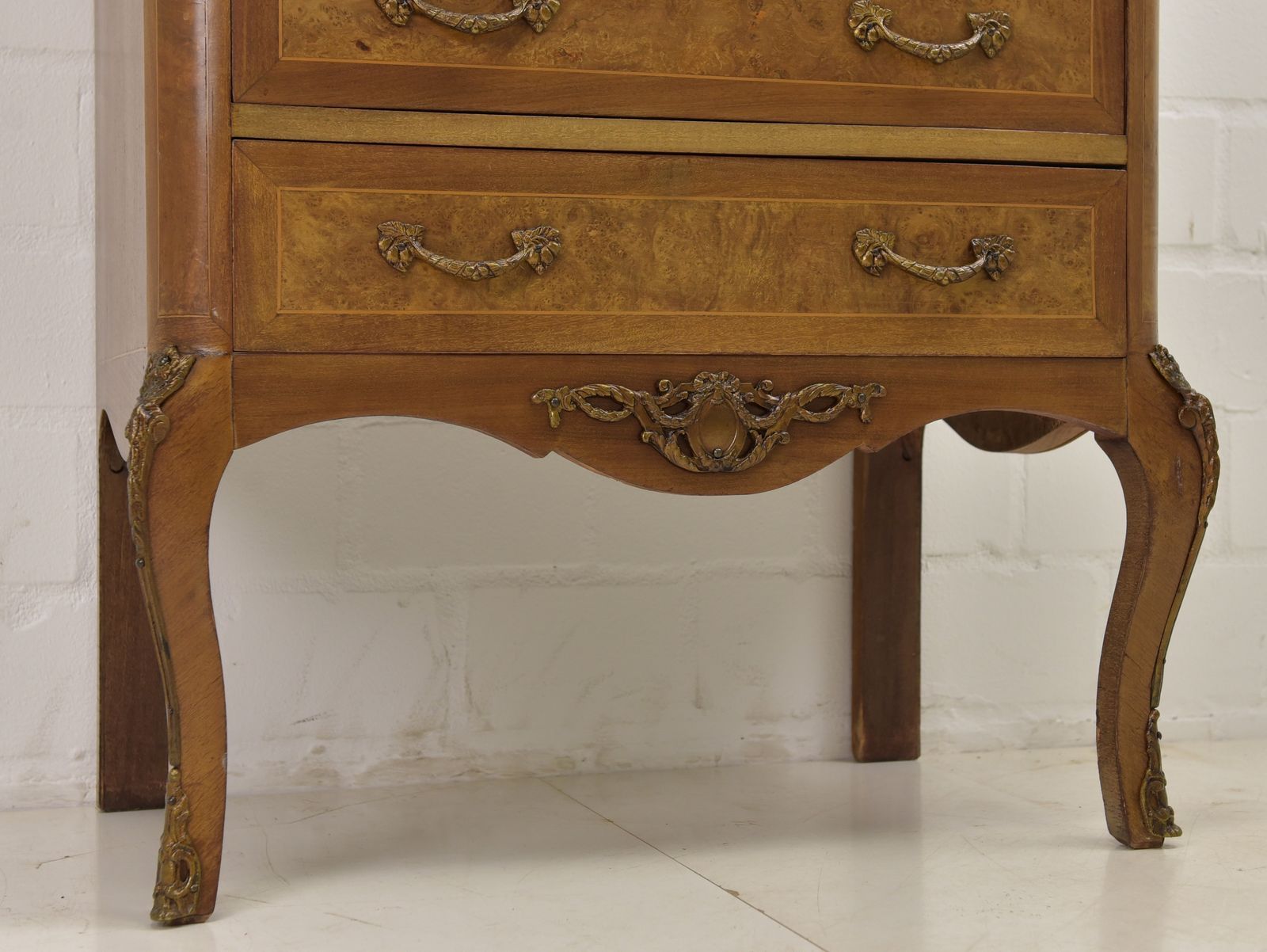 photo for sale Antique! Small Restored Mahogany Chest Of Drawers, Narrow