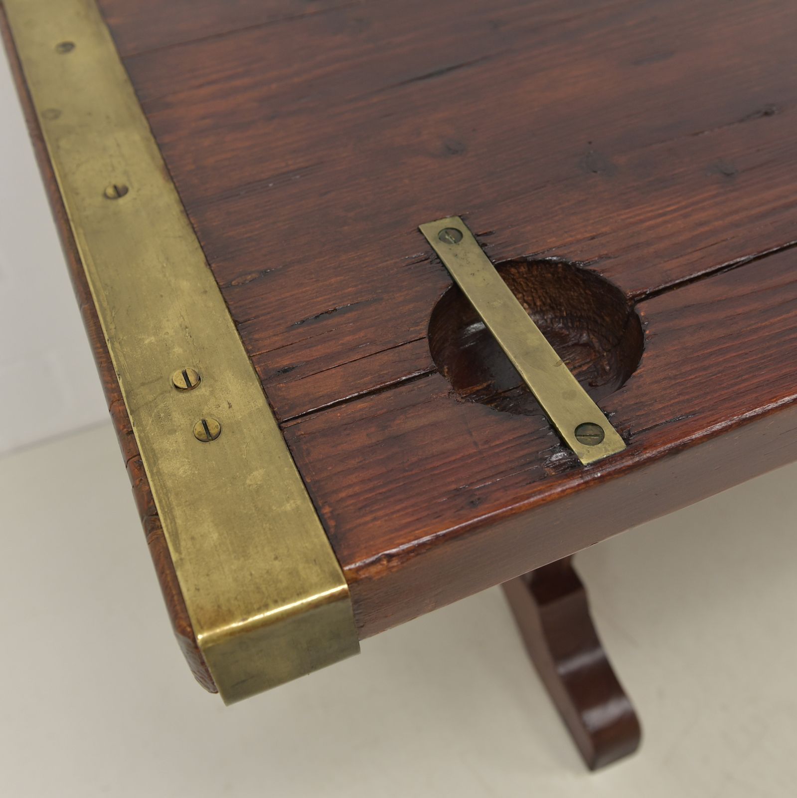 Antique! Liberty Ship Table Made From Wwii USA Hatch Cover, Dining Table, Restored, 182x79 photo 2038.0