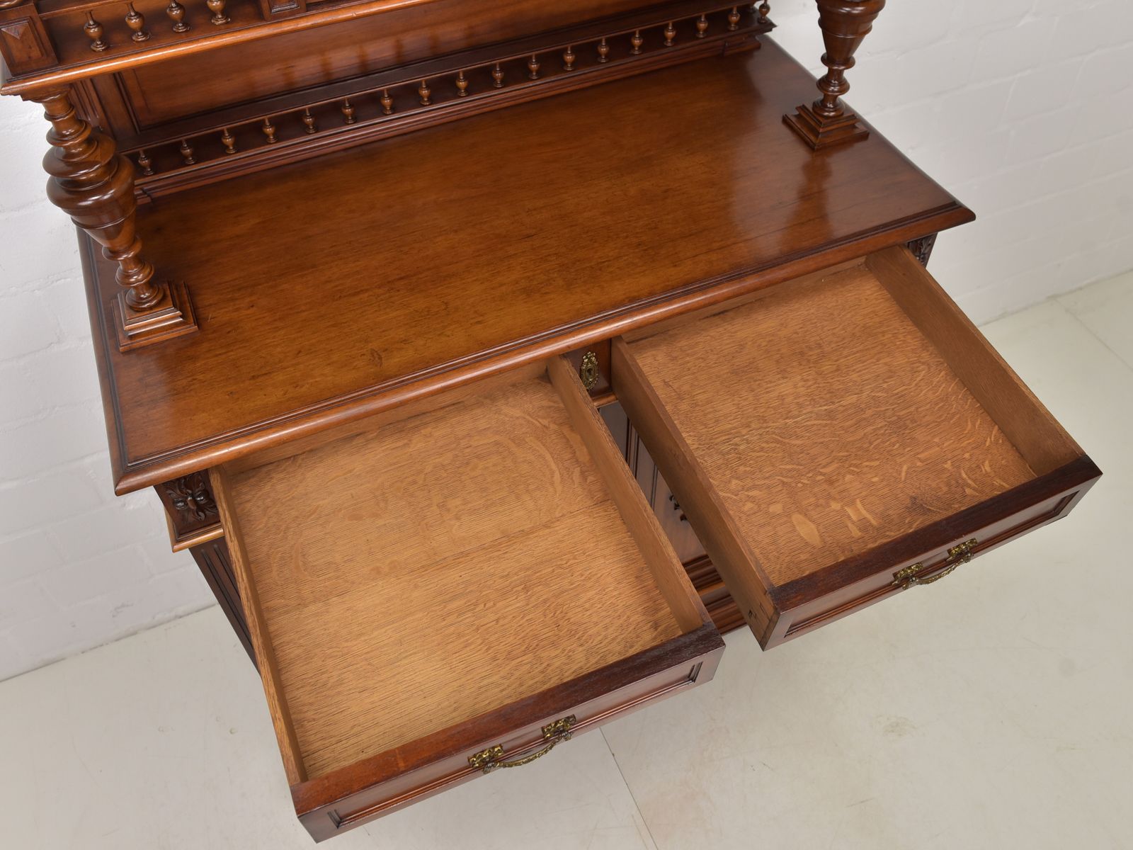 Antique! Restored Mahogany Buffet Cabinet, Gründerzeit/Historicism Period, 2 Of 2 photo vinterior