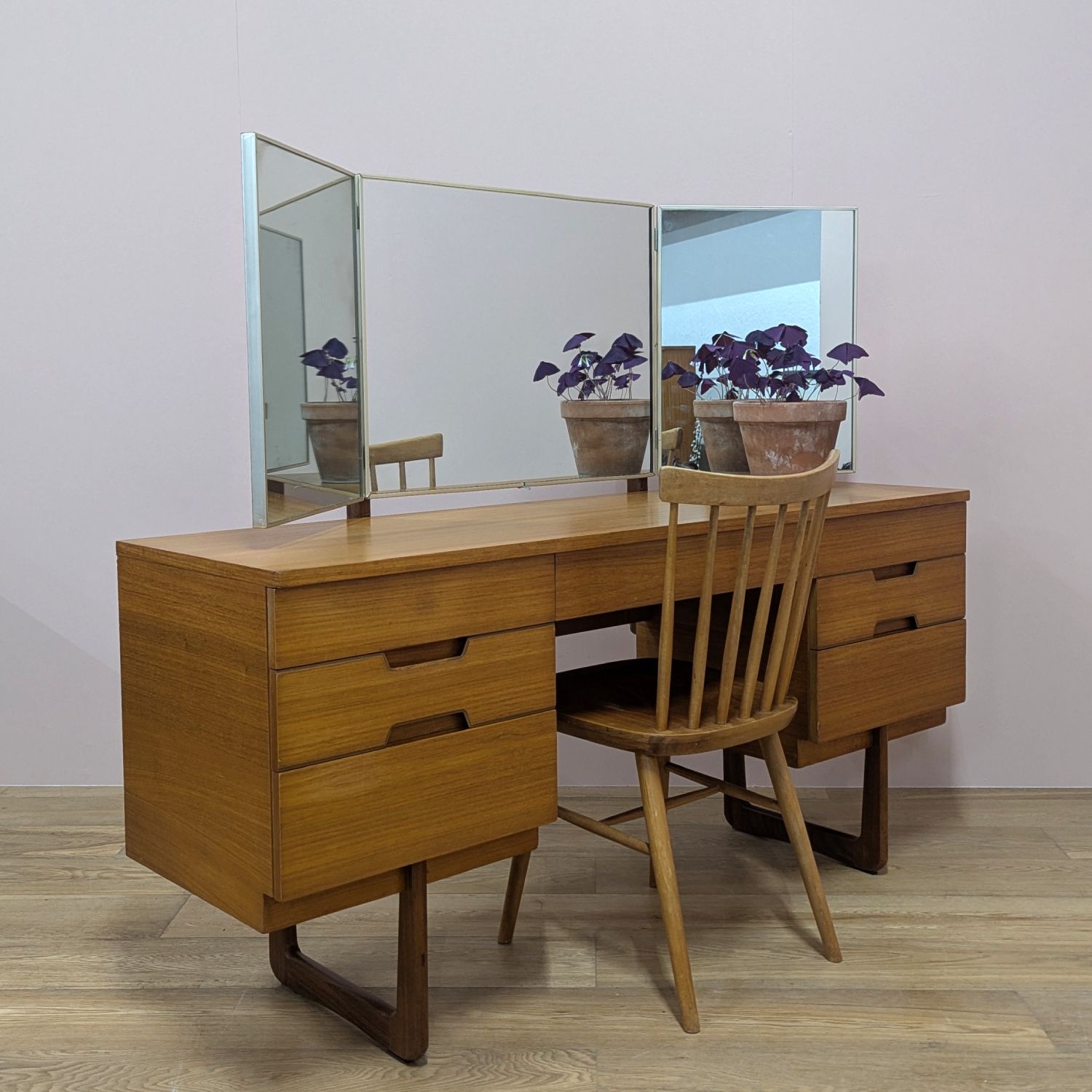 Midcentury 1960s Desk By Gunther Hoffstead For Uniflex photo vinterior